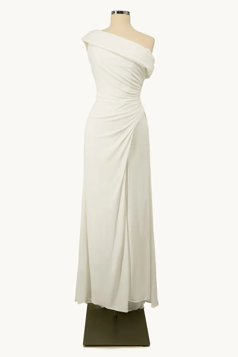 AMORIS T805W Dress — T805 WHITE