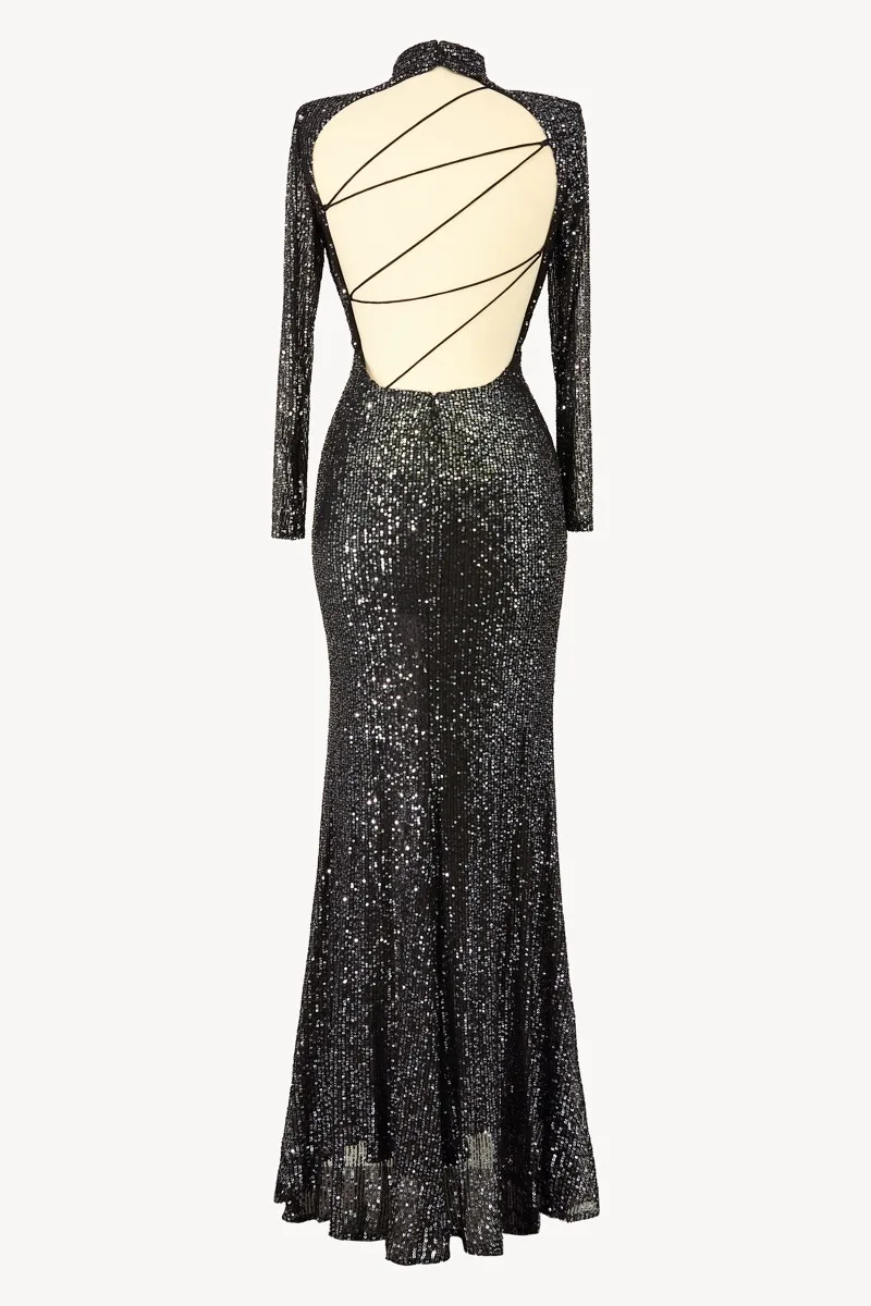 Ladivine T810 Dress — GRAPHITE