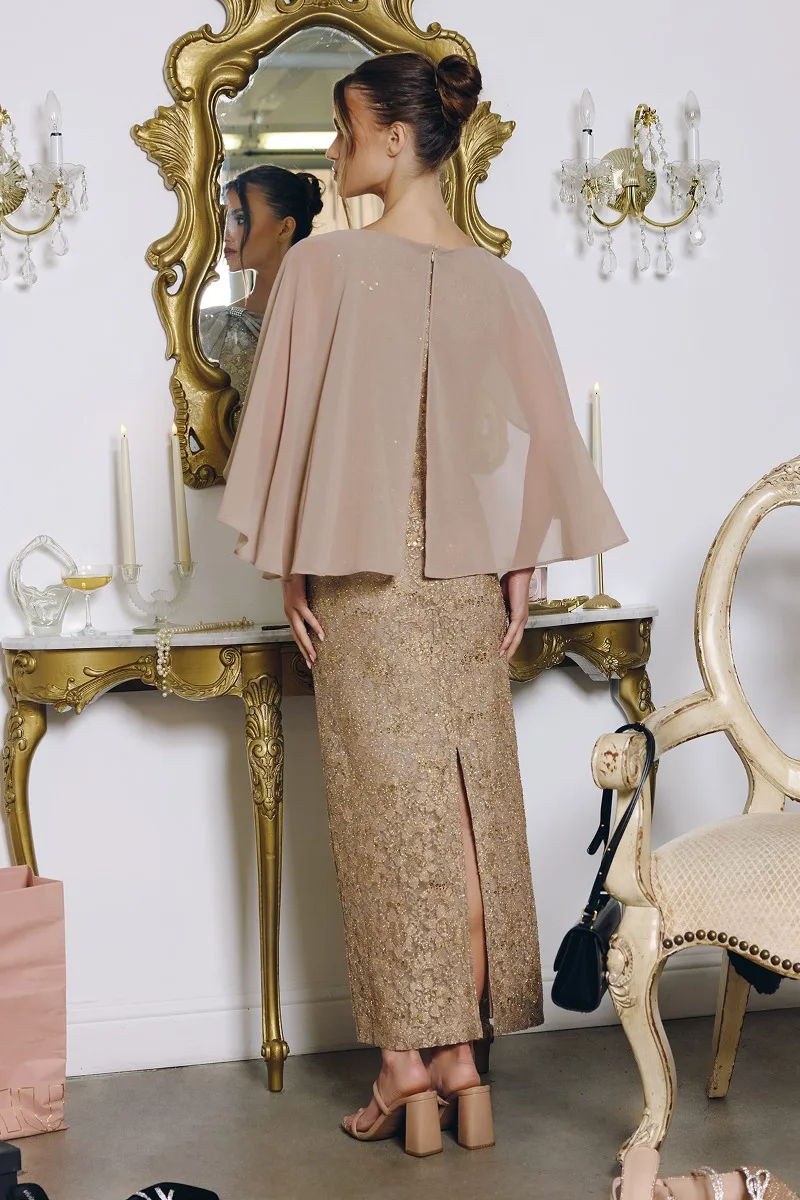 Ladivine T906 Dress — MOCHA