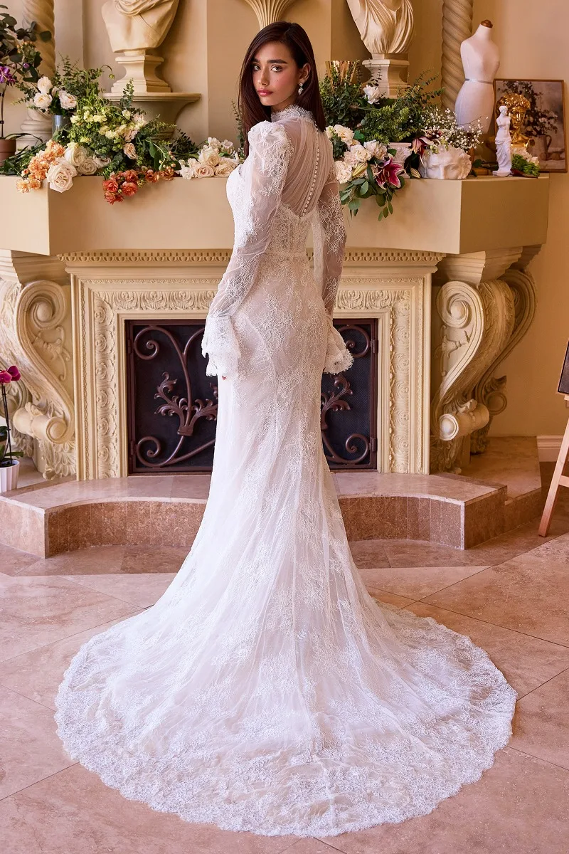 Andrea & Leo WL042 Dress — OFF WHITE NUDE