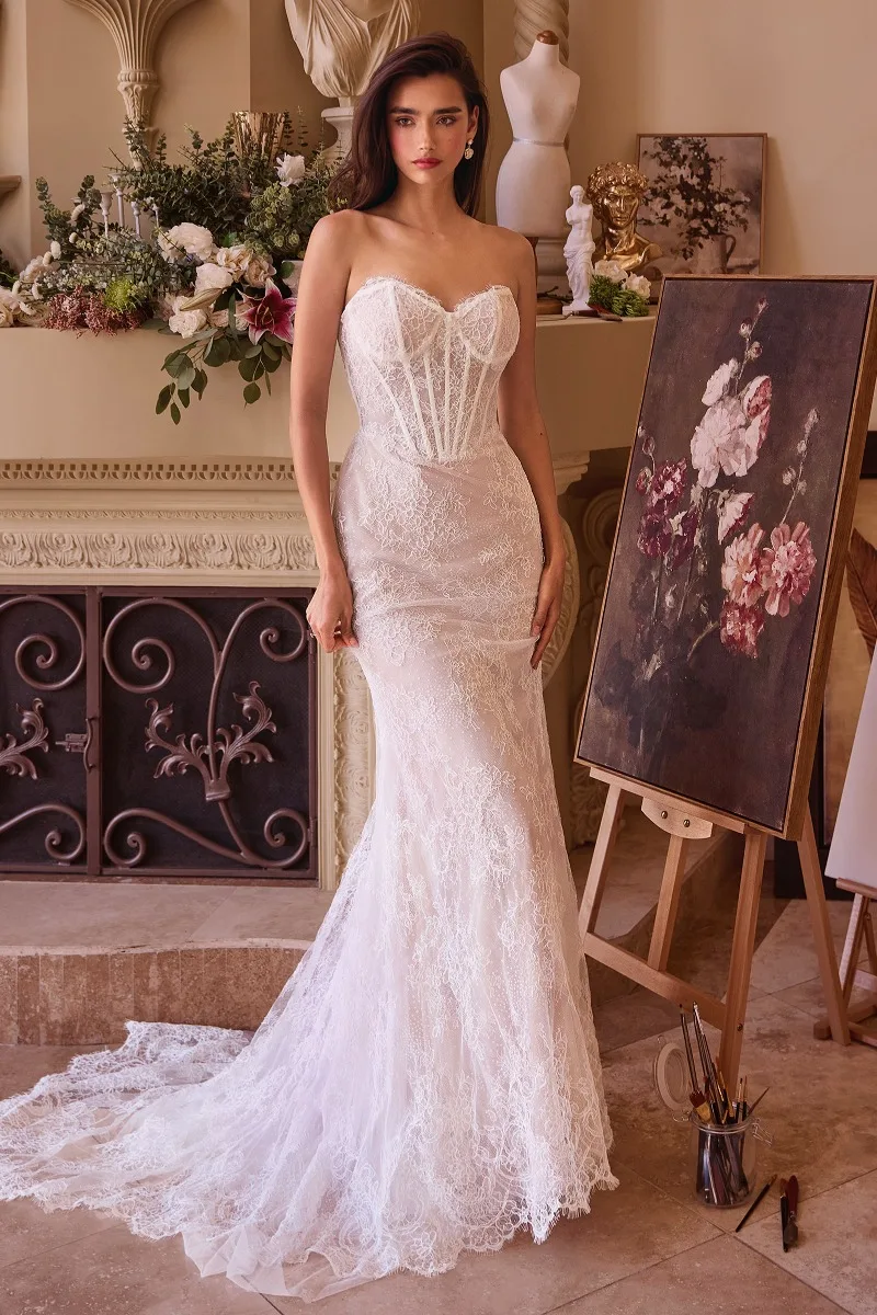 Andrea & Leo WL044 Dress — OFF WHITE NUDE