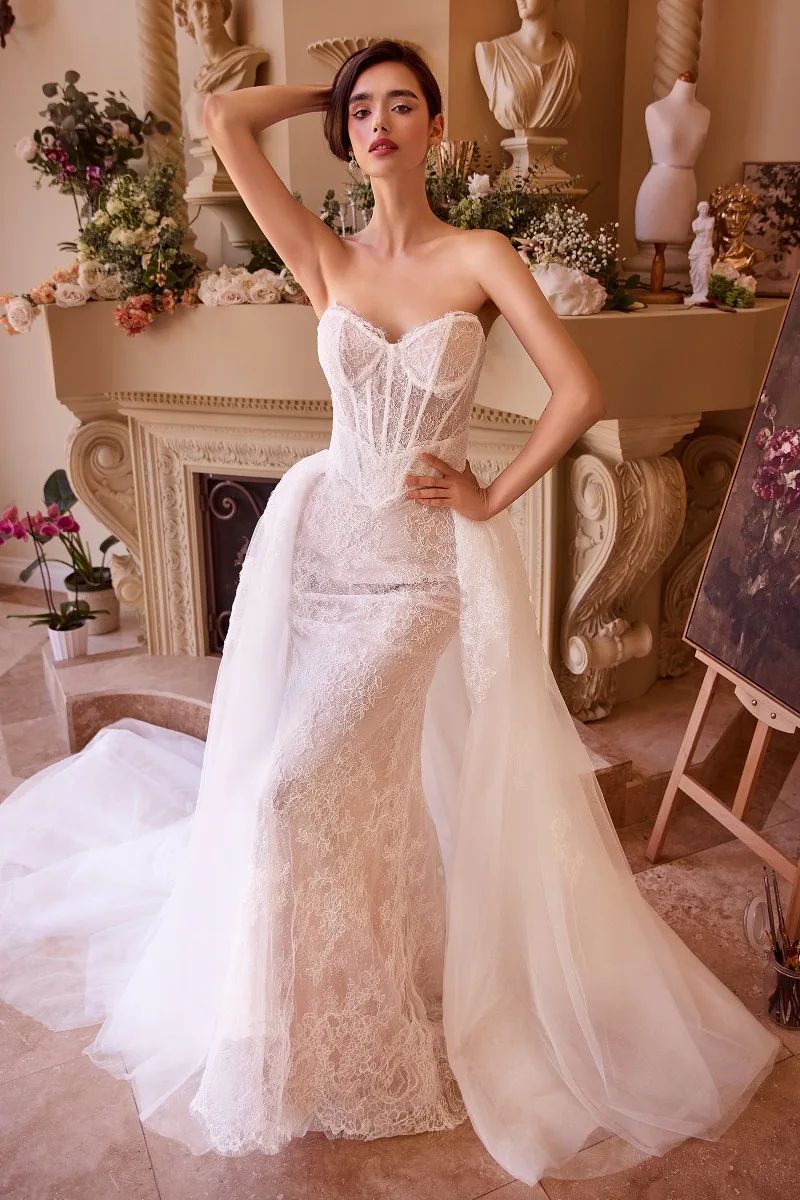 Andrea & Leo WL044 Dress — OFF WHITE NUDE