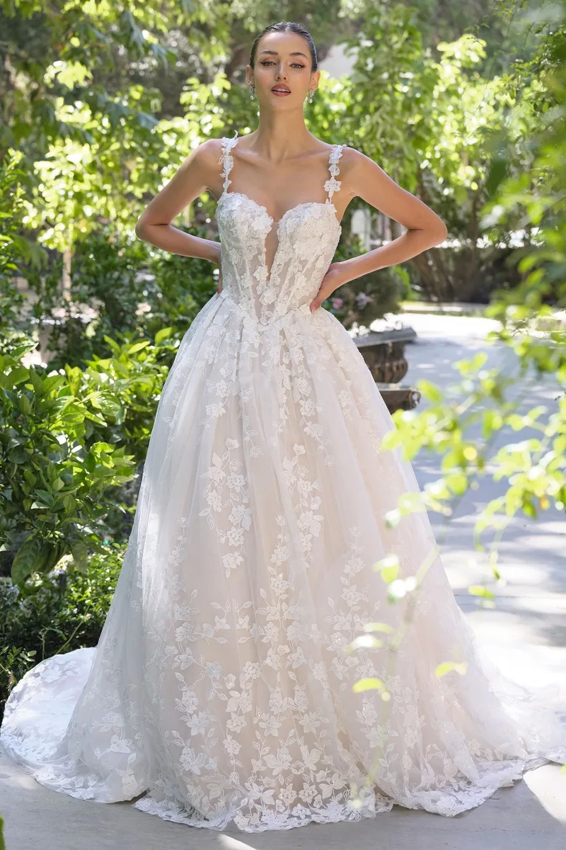 Andrea & Leo WL058 Dress — OFF WHITE NUDE
