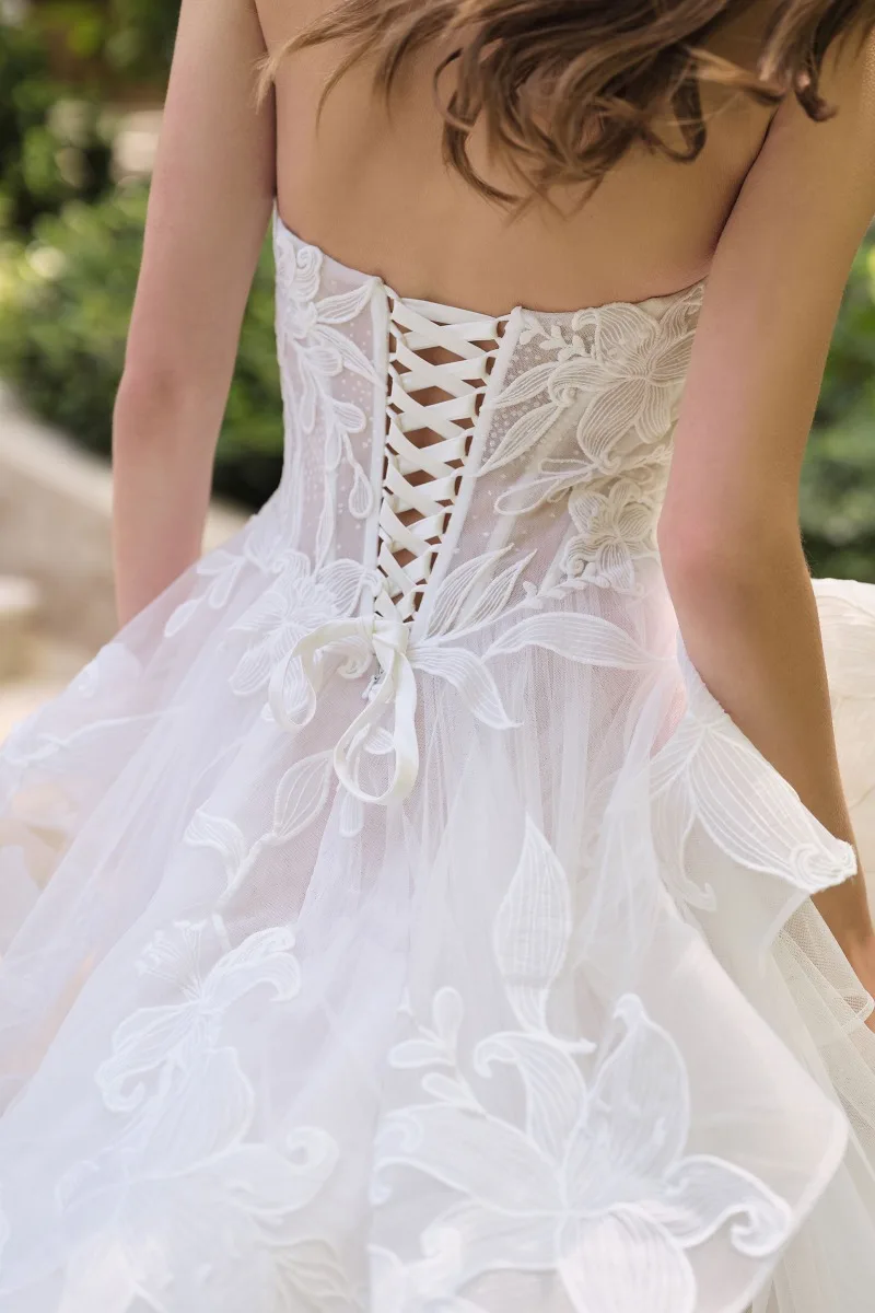 Andrea & Leo WL059 Dress — OFF WHITE NUDE
