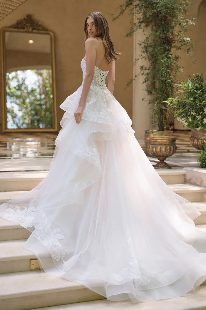Andrea & Leo WL059 Dress — OFF WHITE NUDE