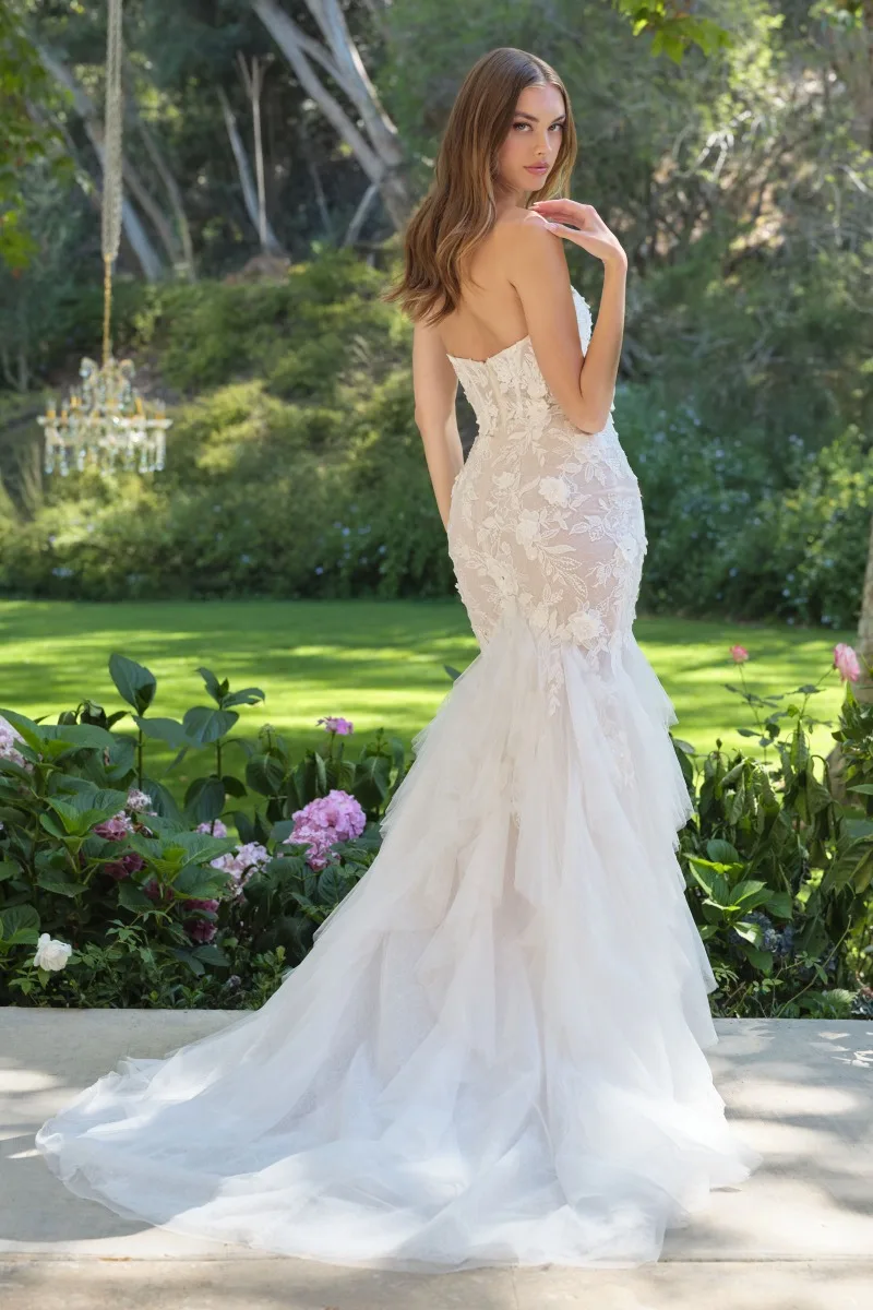 Andrea & Leo WL062 Dress — OFF WHITE NUDE