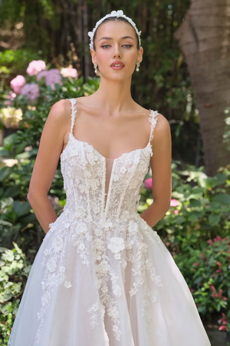 Andrea & Leo WL063 Dress — OFF WHITE NUDE