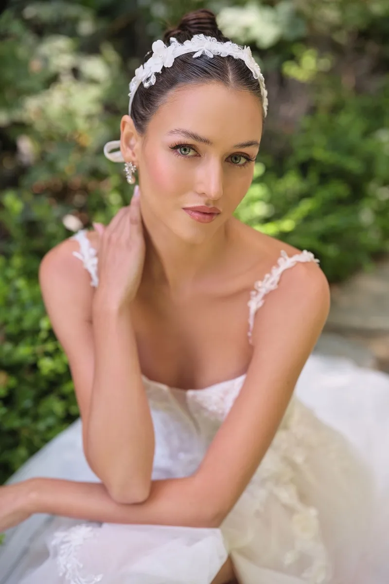 Andrea & Leo WL063 Dress — OFF WHITE NUDE
