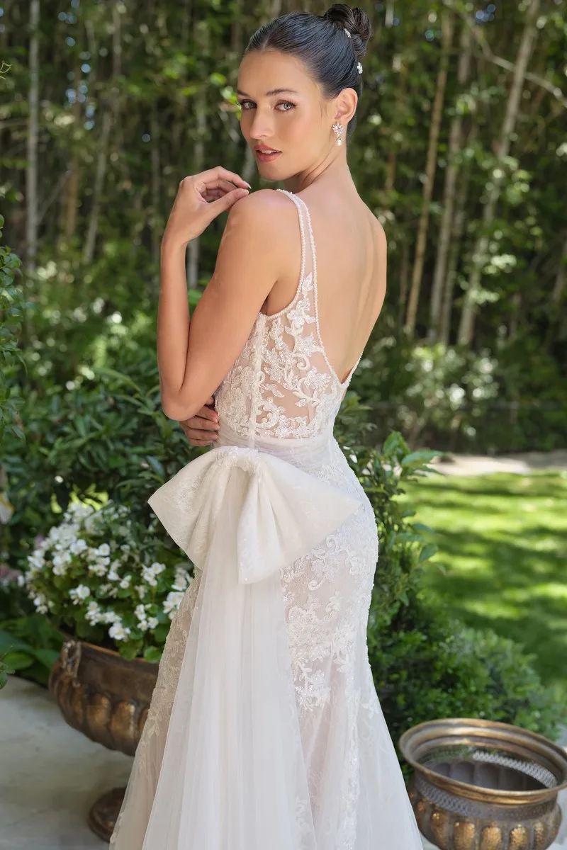 Andrea & Leo WL068 Dress — OFF WHITE NUDE