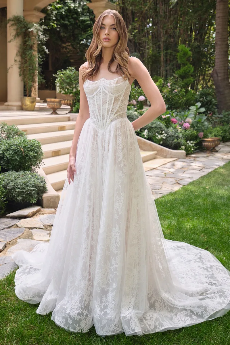 Andrea & Leo WL069 Dress — OFF WHITE NUDE