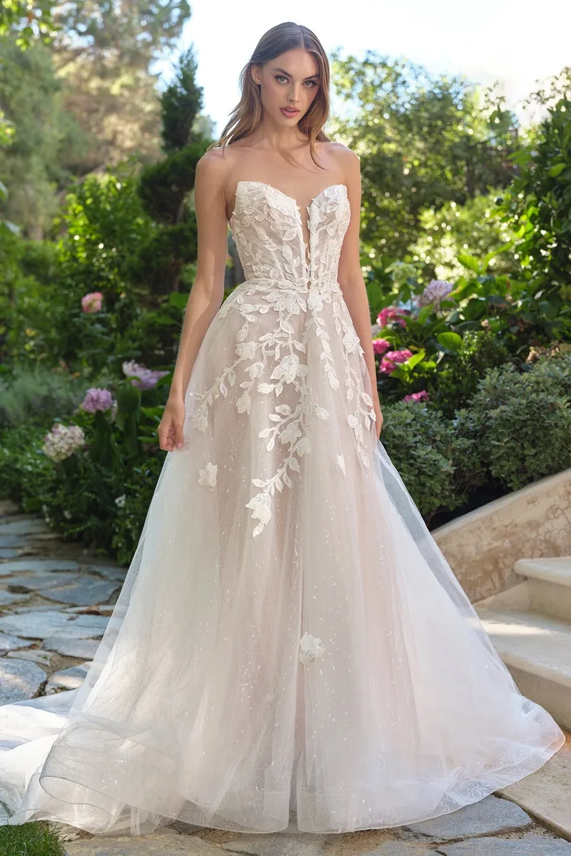Andrea & Leo WL070 Dress — OFF WHITE NUDE
