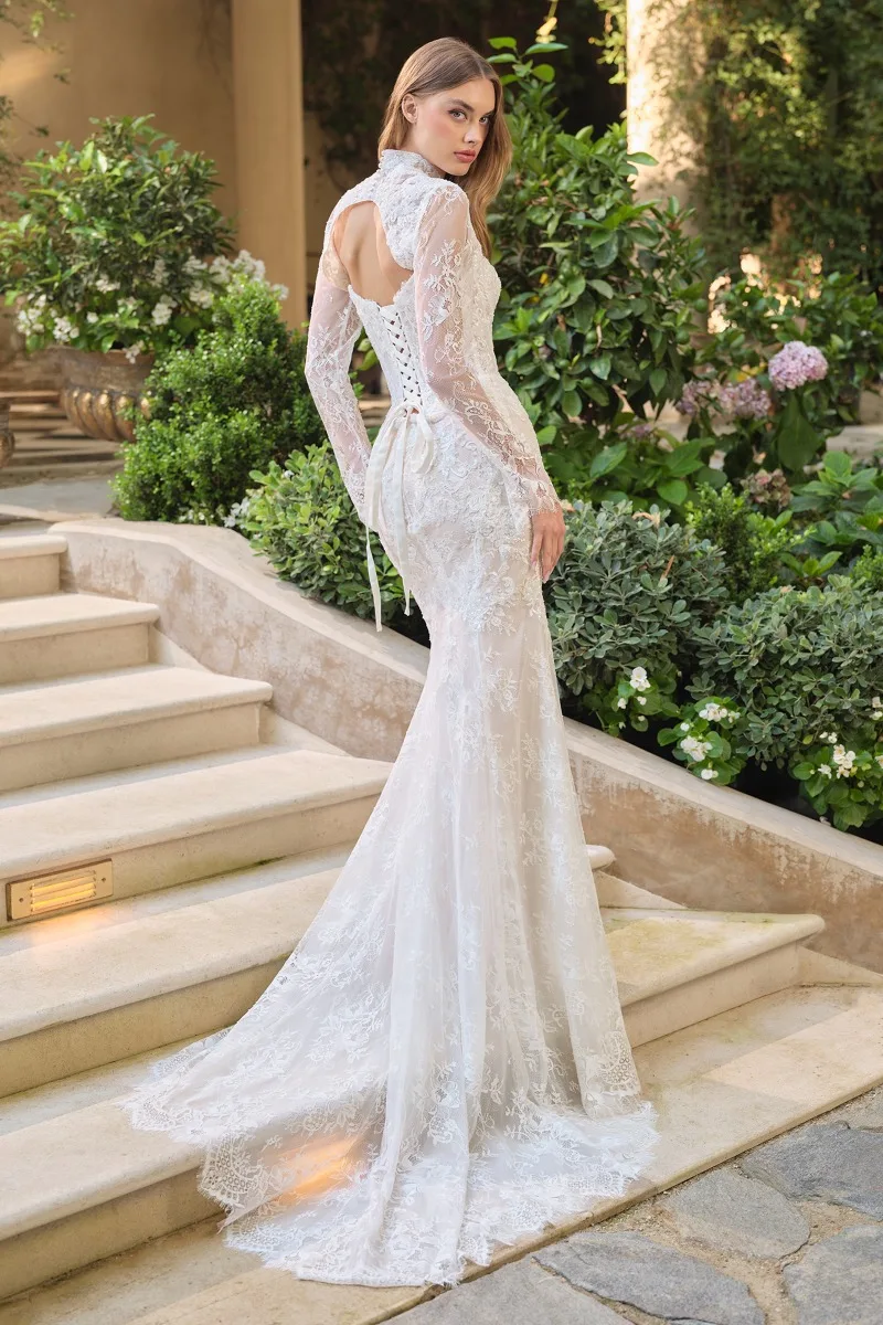 Andrea & Leo WL071 Dress — OFF WHITE NUDE