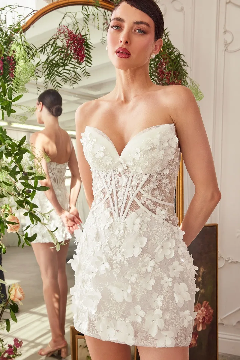 Andrea & Leo WL083 Dress — OFF WHITE