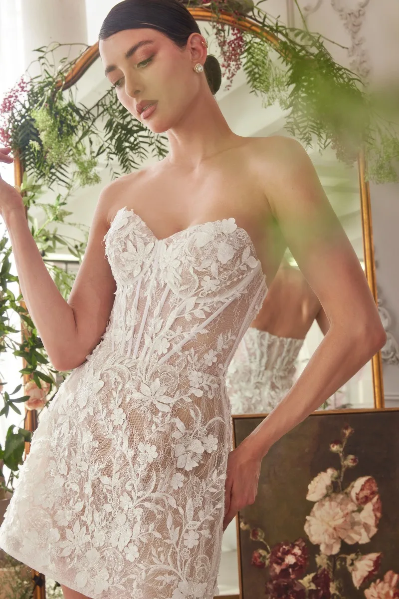 Andrea & Leo WL084 Dress — OFF WHITE NUDE