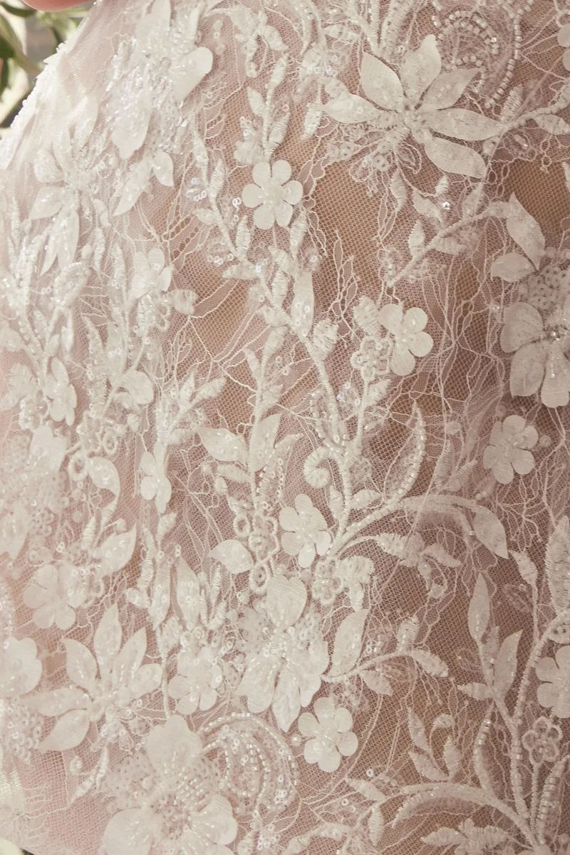 Andrea & Leo WL084 Dress — OFF WHITE NUDE