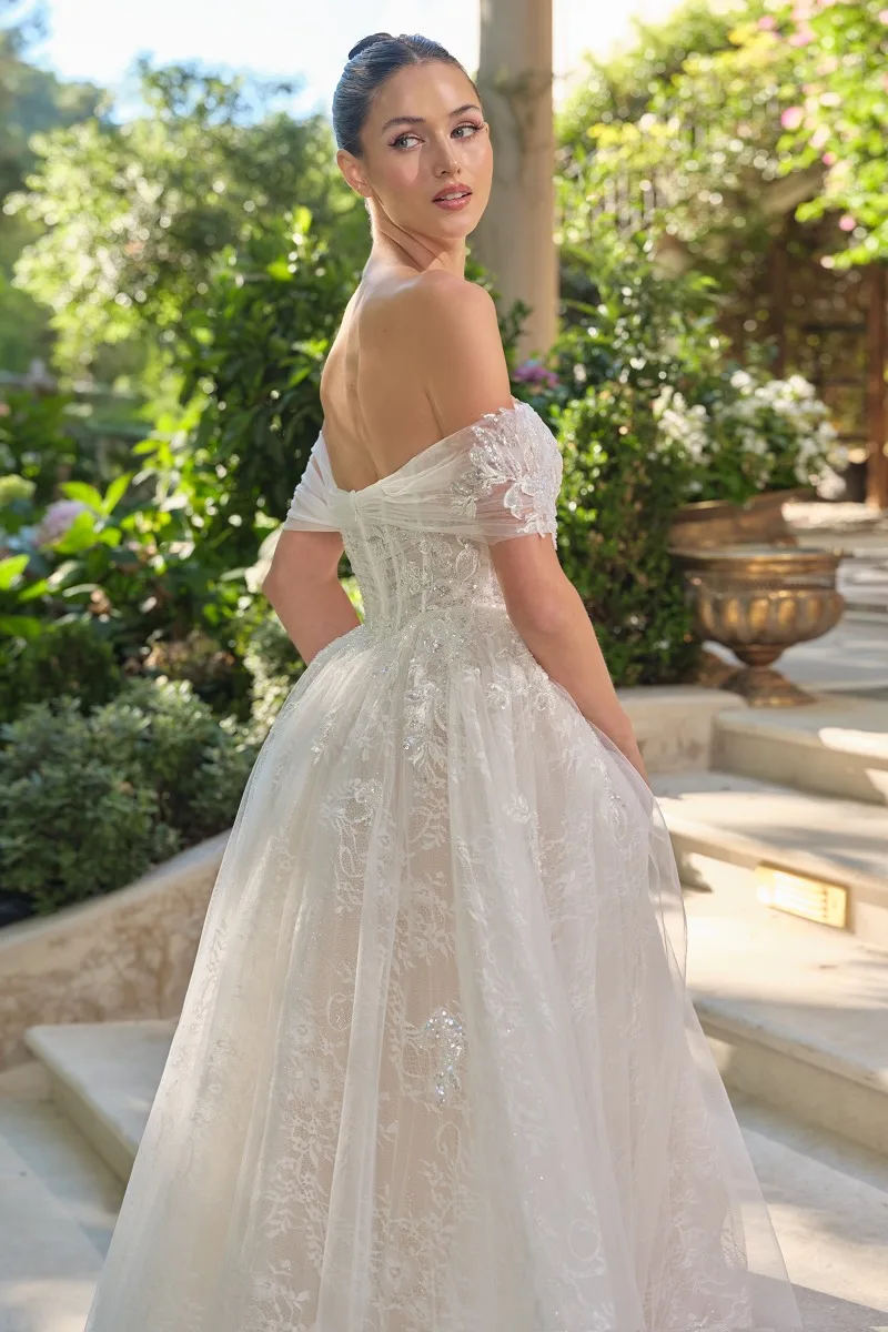 Andrea & Leo WL090 Dress — OFF WHITE NUDE