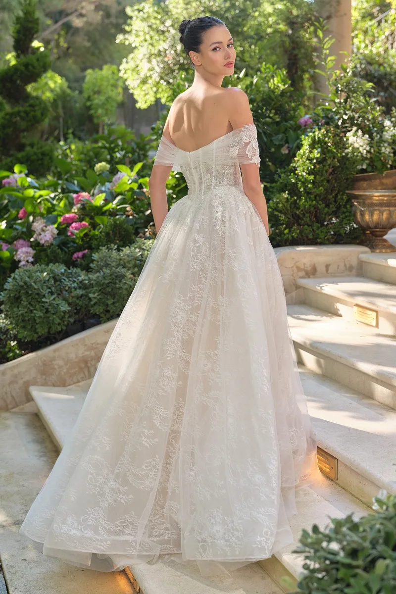 Andrea & Leo WL090 Dress — OFF WHITE NUDE