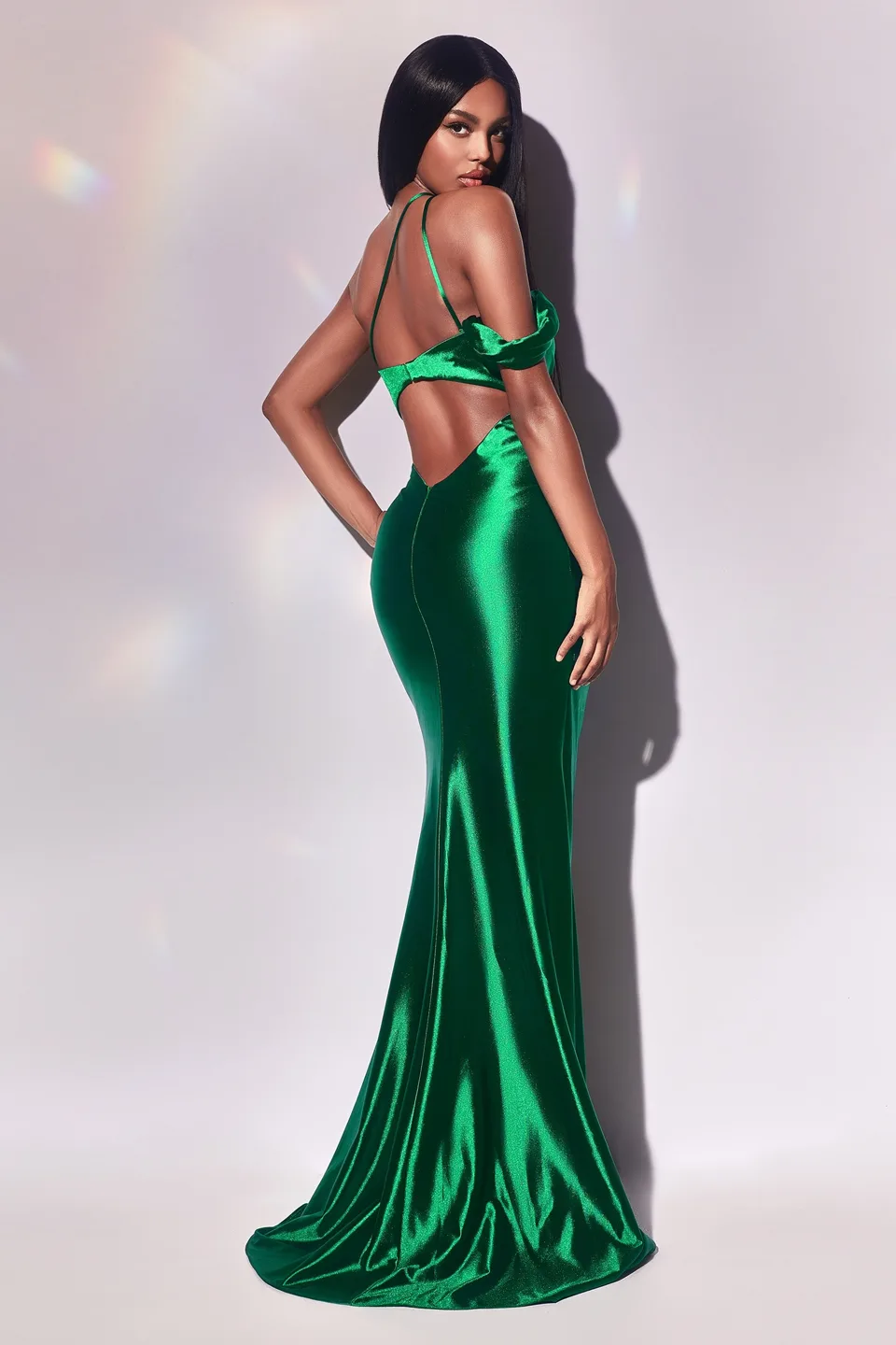 Ladivine Collective Y025 Dress — EMERALD 2