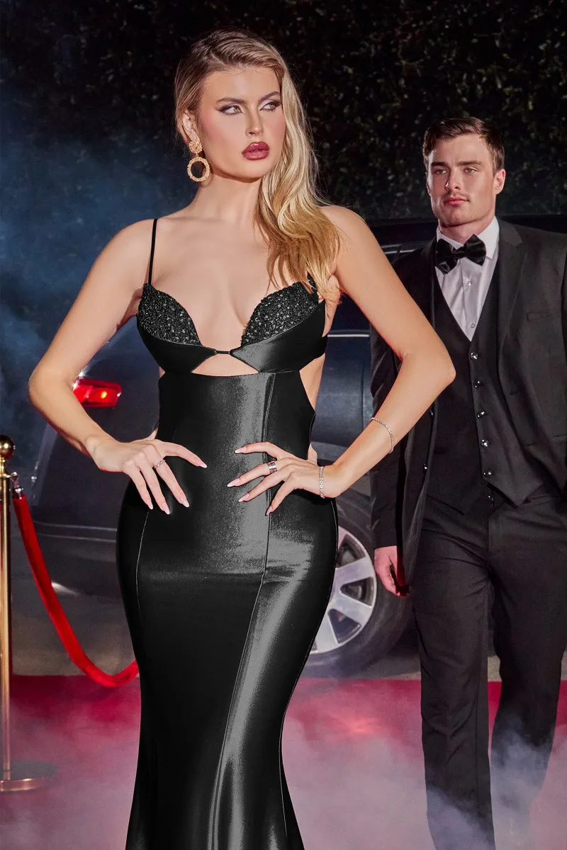 Ladivine Y030 Dress — BLACK