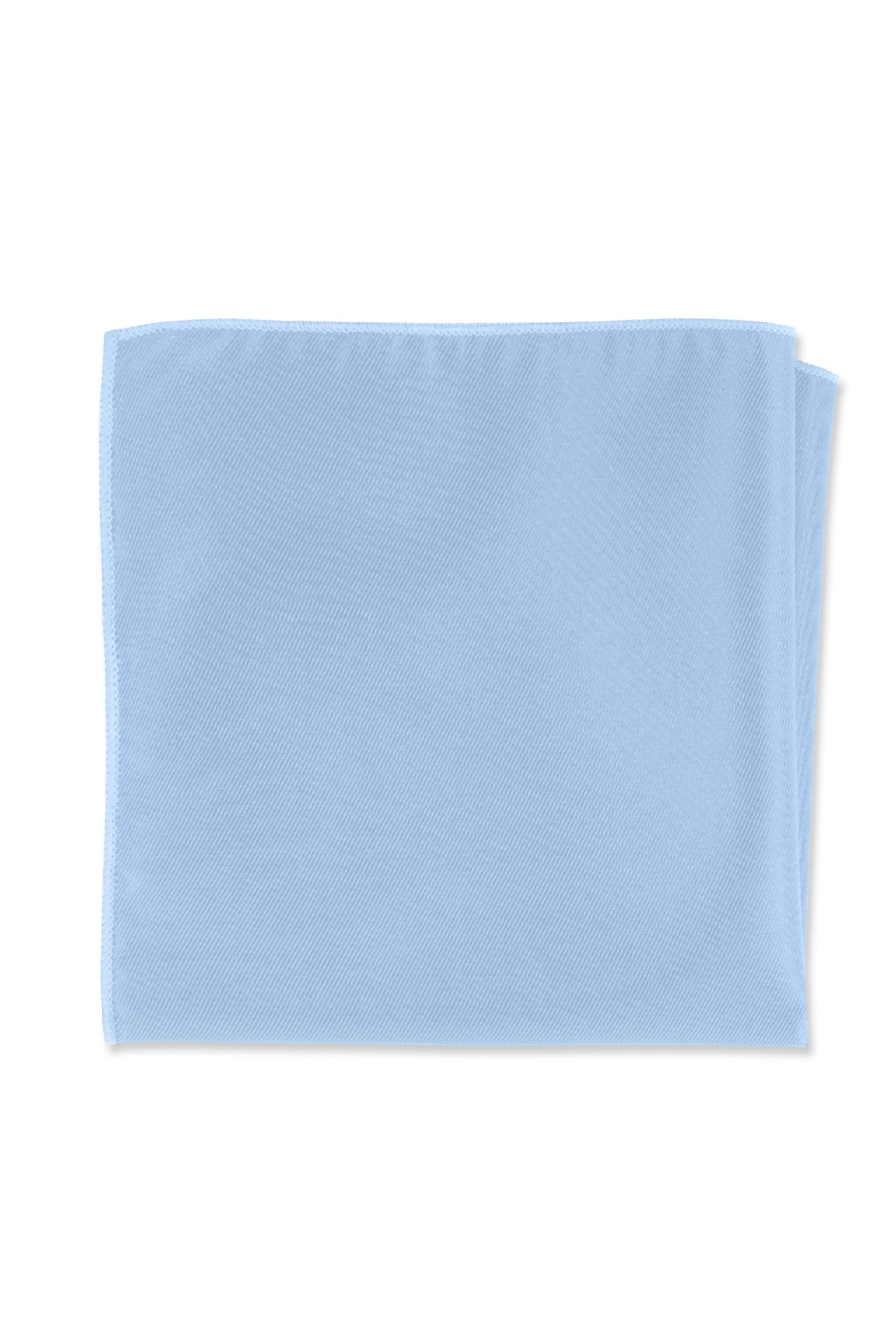 Lite Blue Solid Pocket Square — photo 1