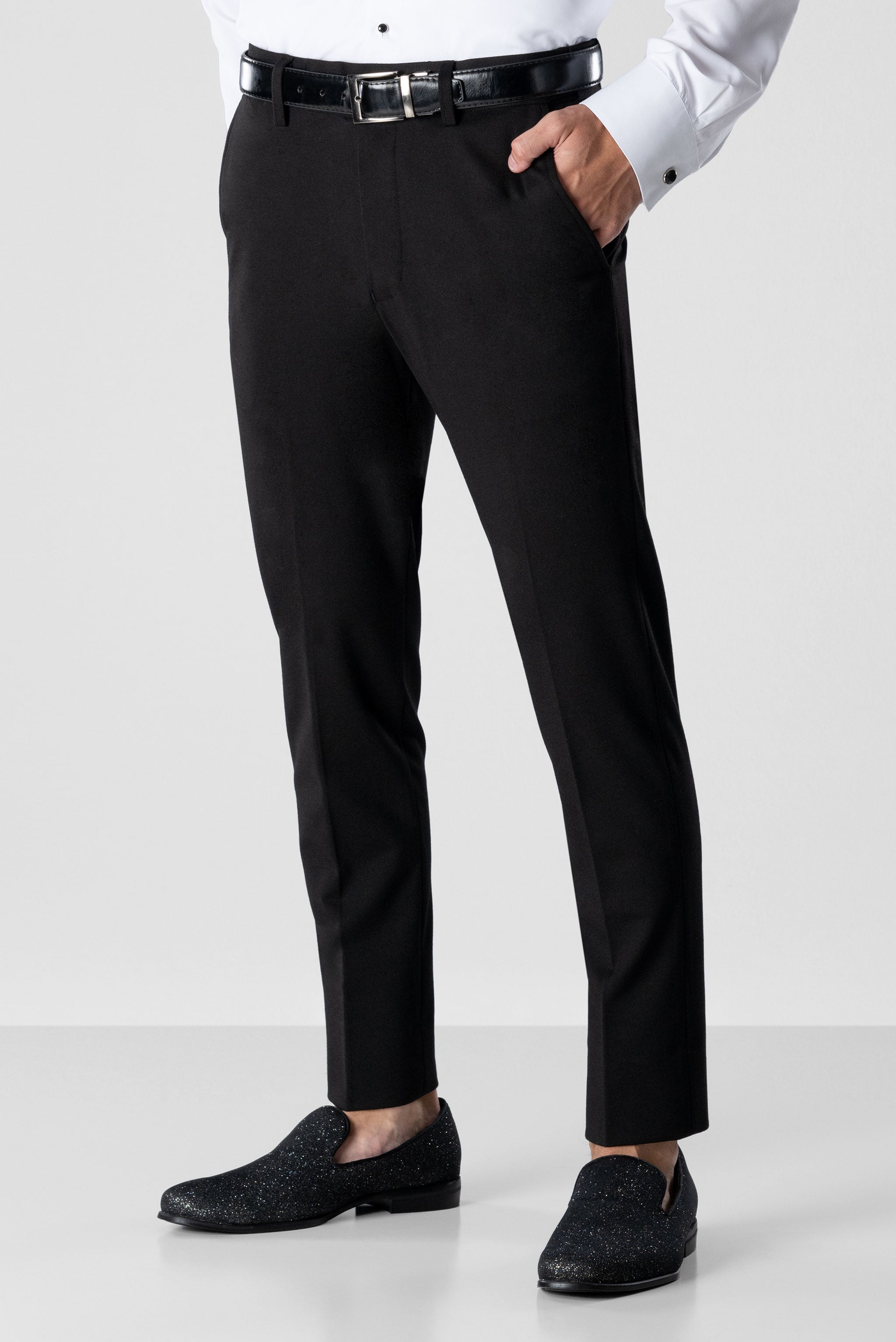 Euro Slim Stretch Suit Pants — photo 1