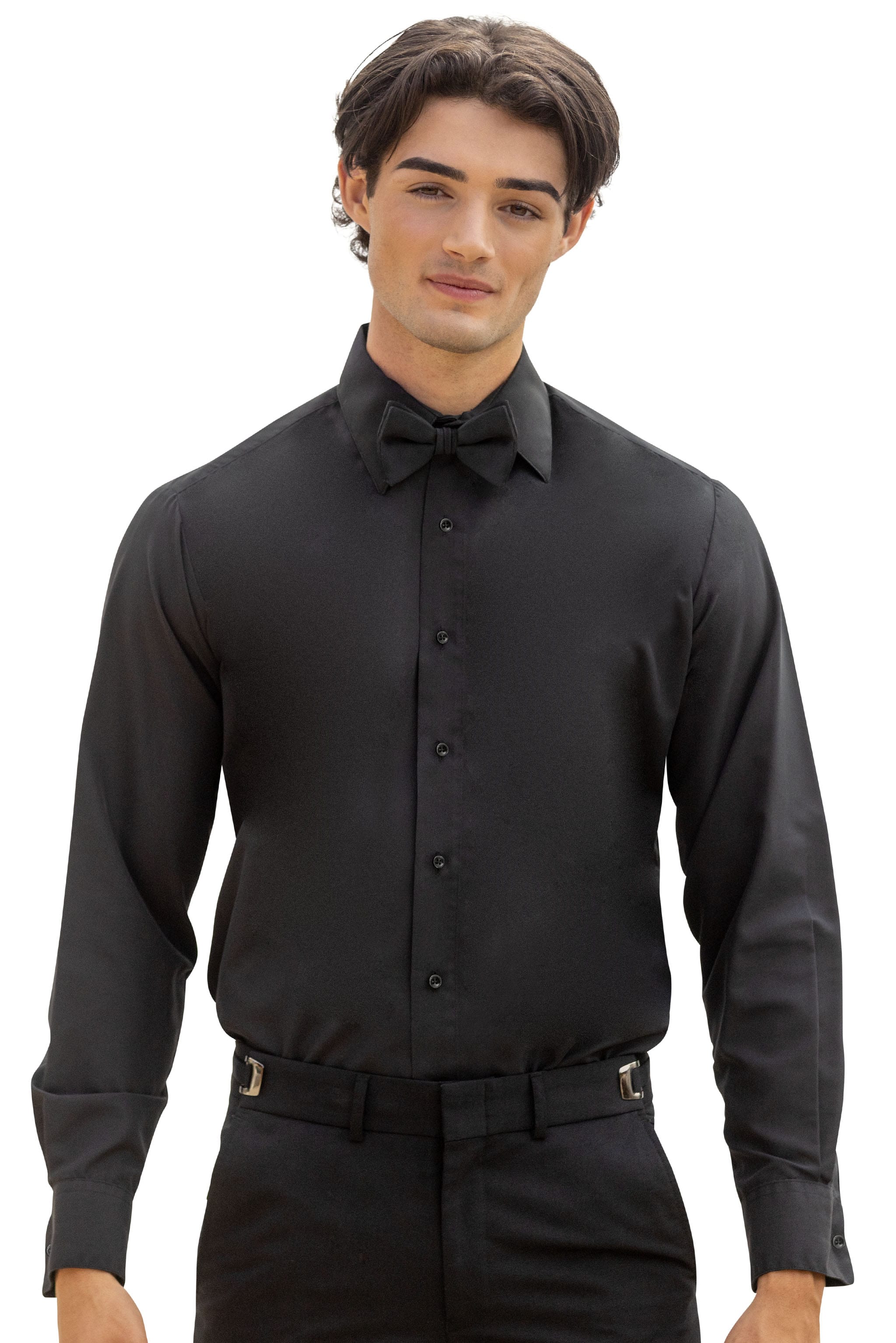 Black Microfiber Shirt — photo 1