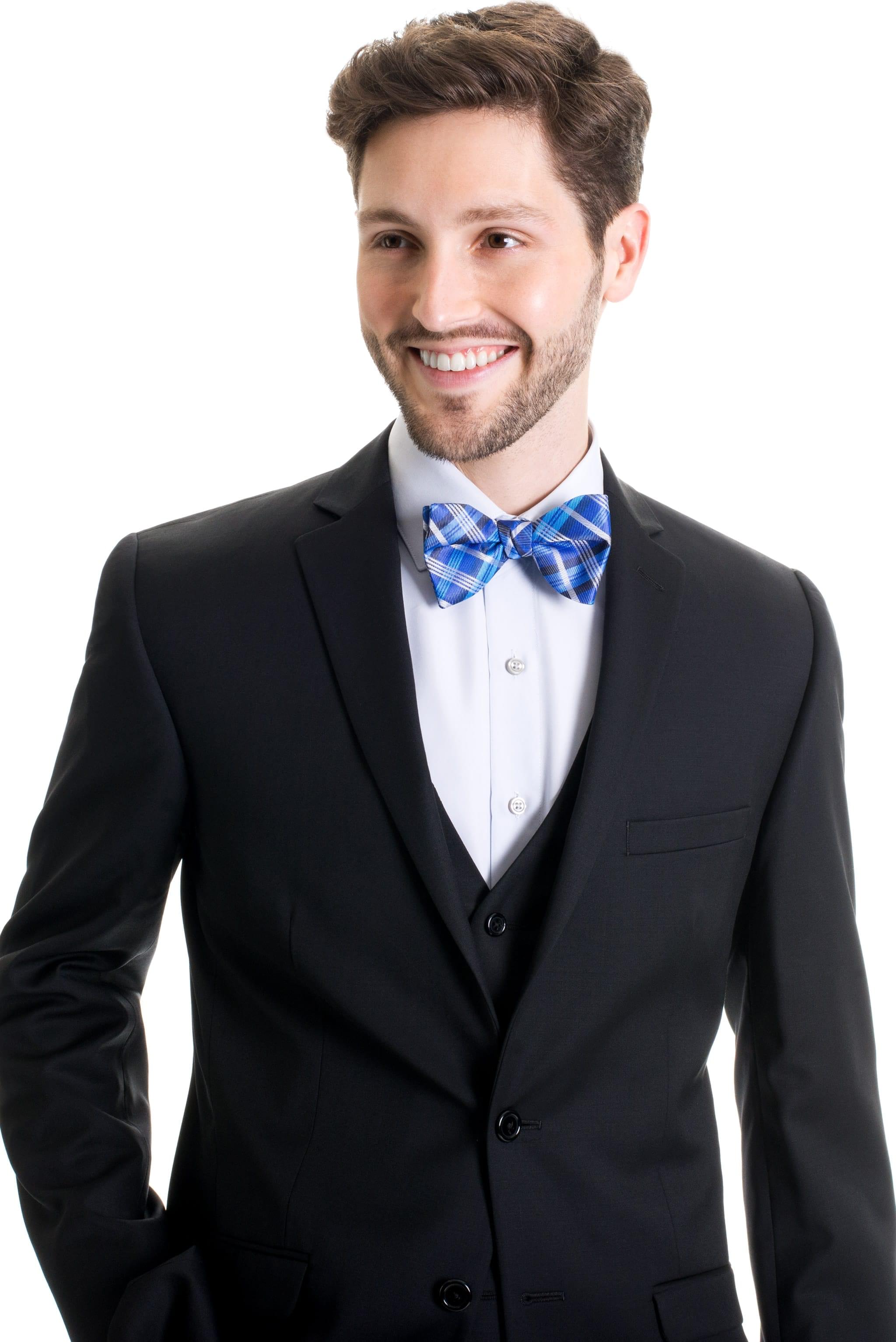 Black Slim Fit Suit Coat - Super 120's — photo 4