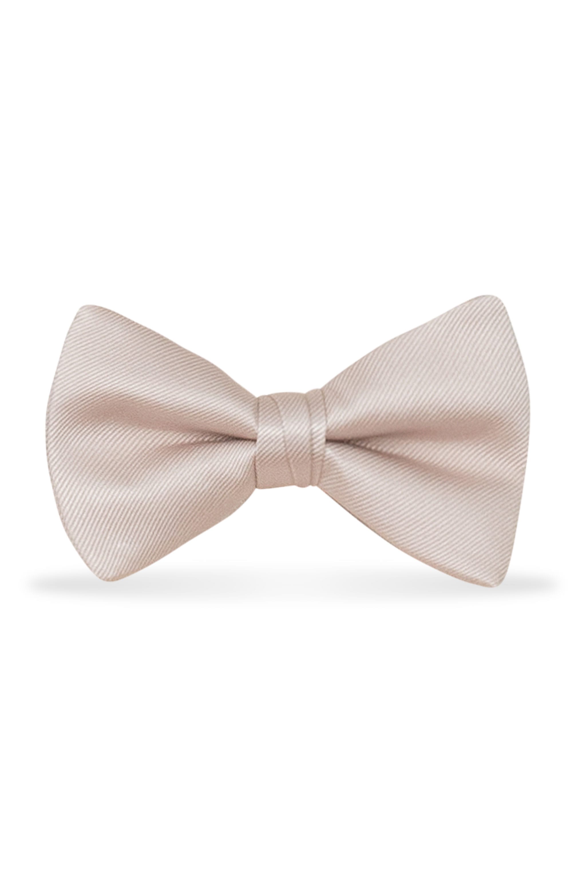 Solid Blushing Pink Bow Tie