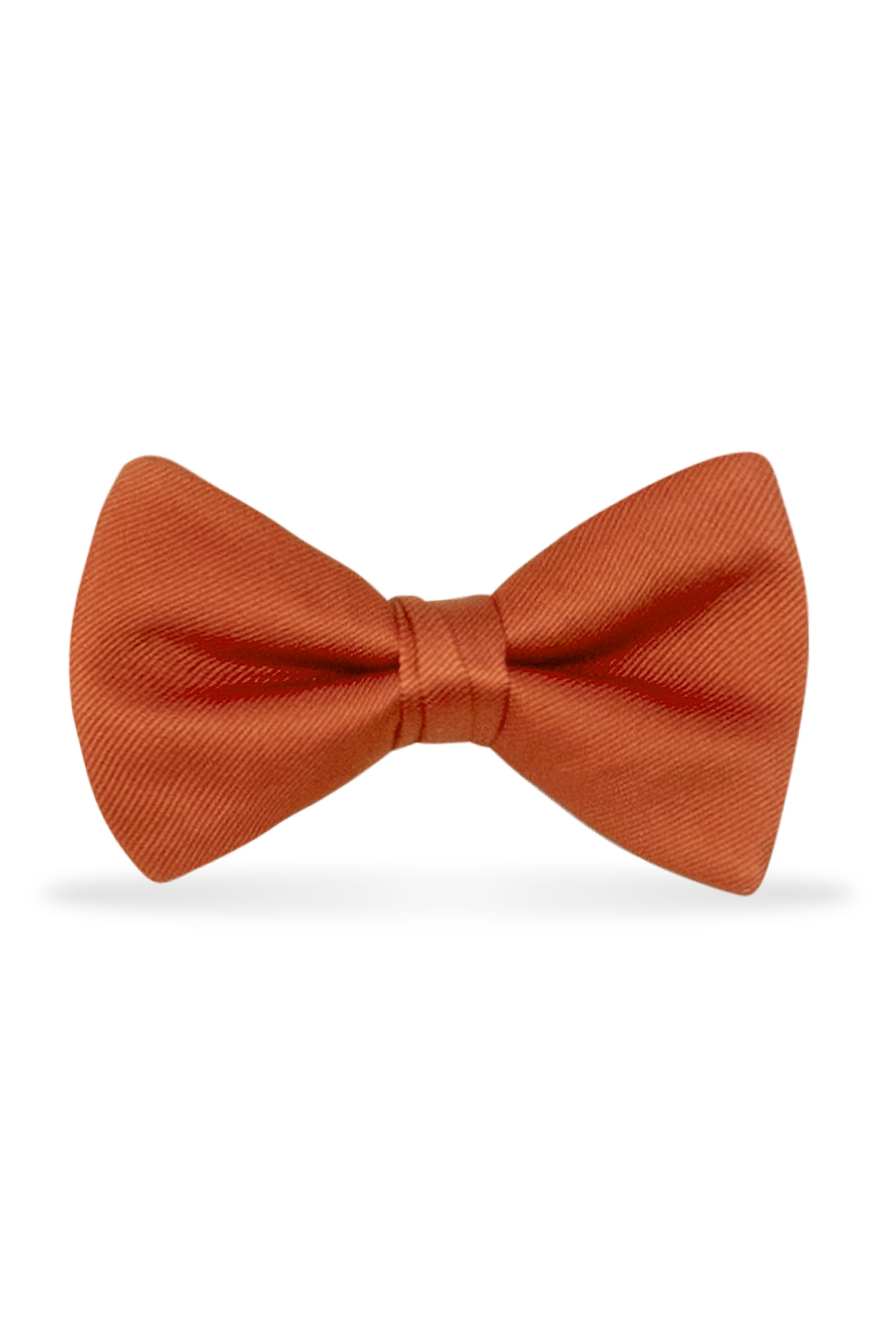 Solid Burnt Orange Bow Tie — photo 1