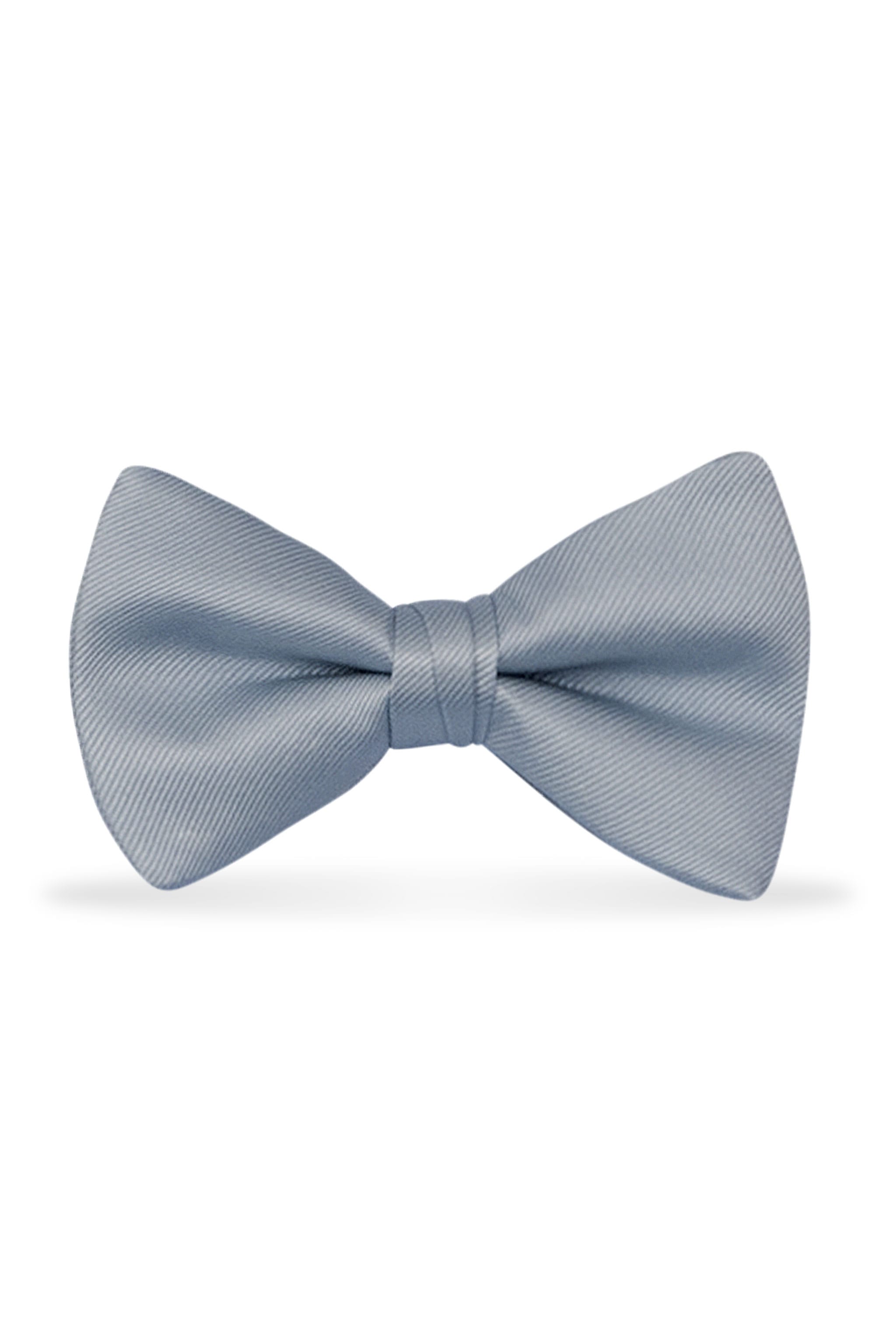 Solid Dusty Blue Bow Tie