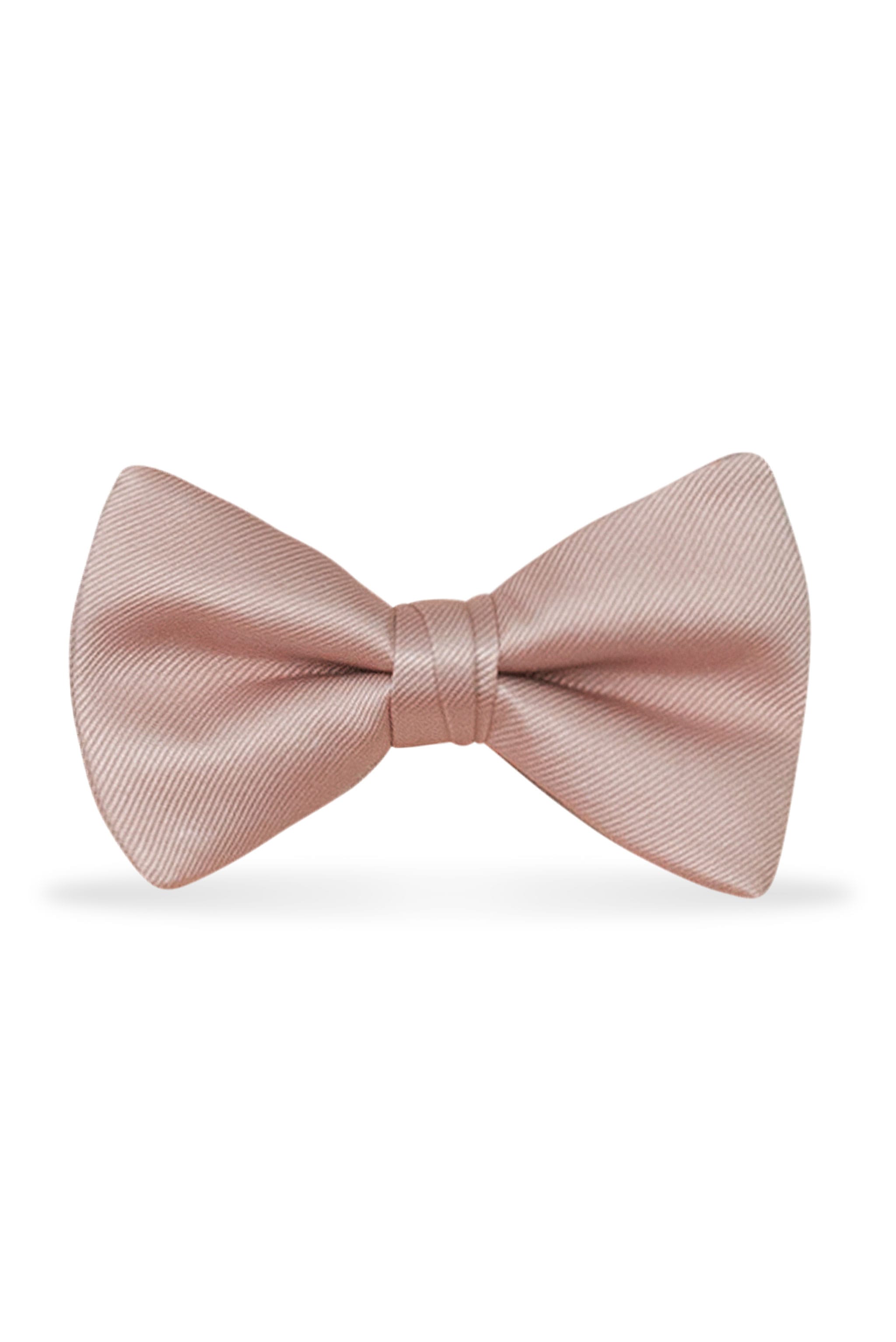 Solid Dusty Rose Bow Tie