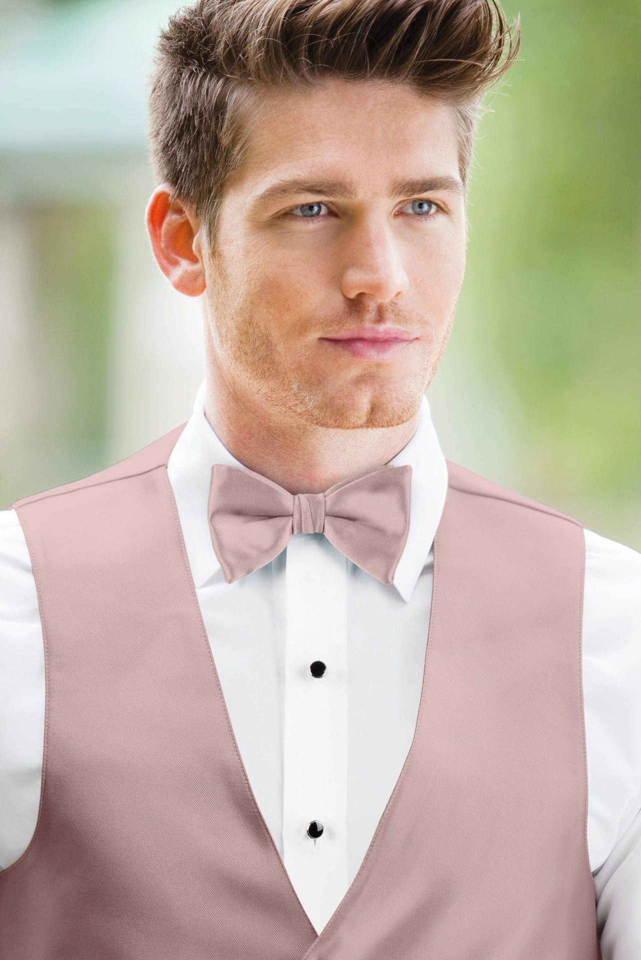 Solid First Blush Bow Tie — photo 2