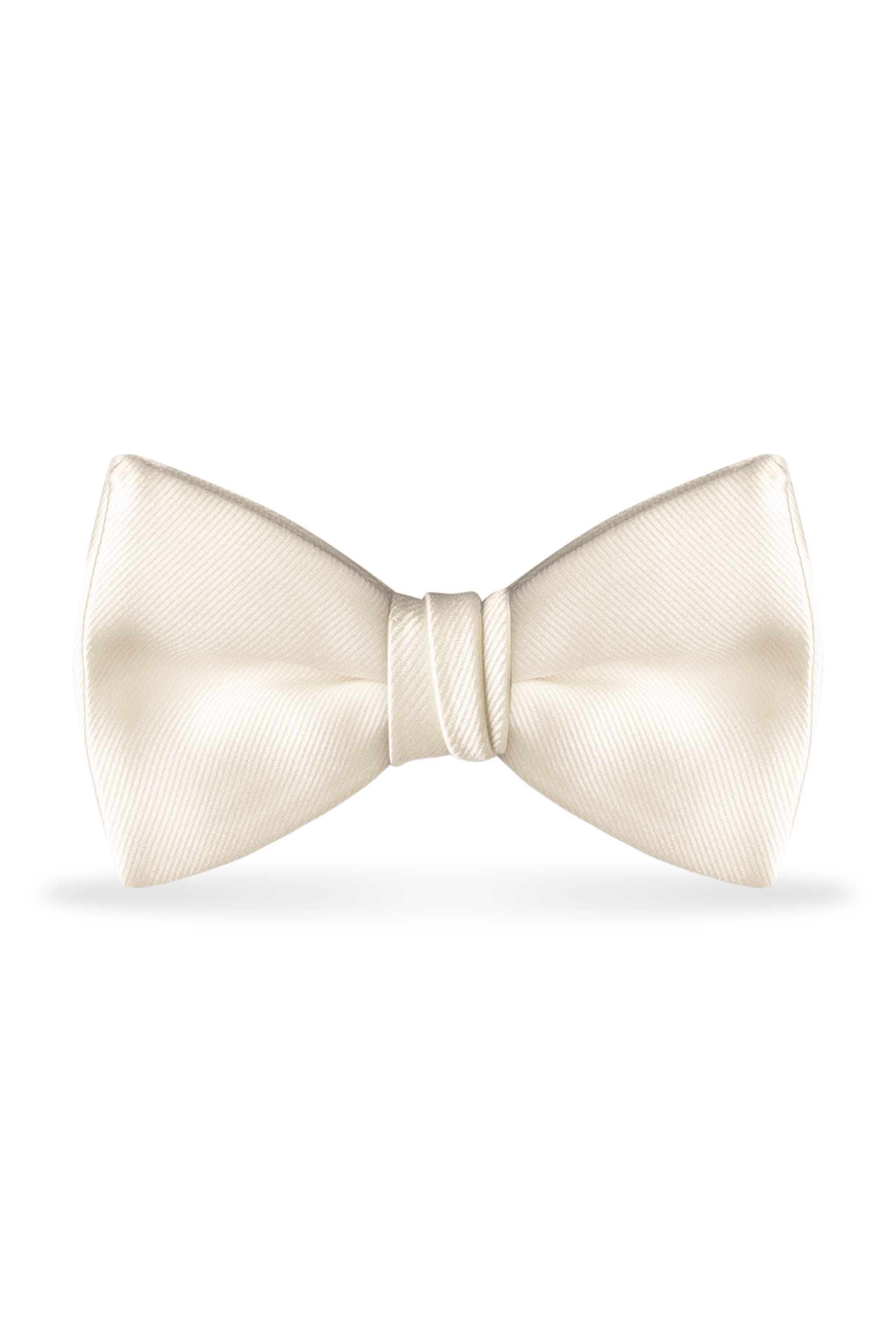 Solid Ivory Bow Tie