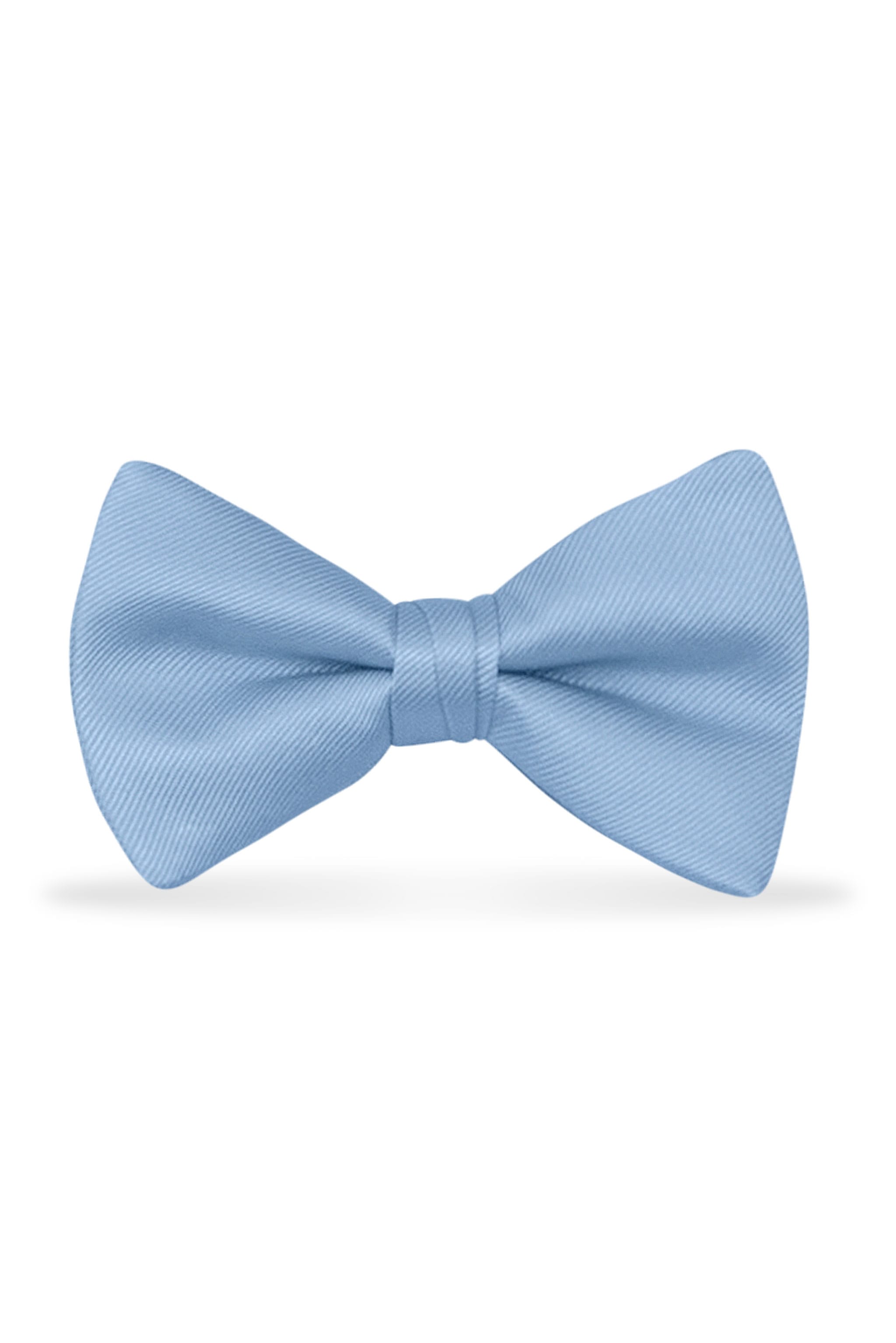 Solid Lite Blue Bow Tie — photo 1