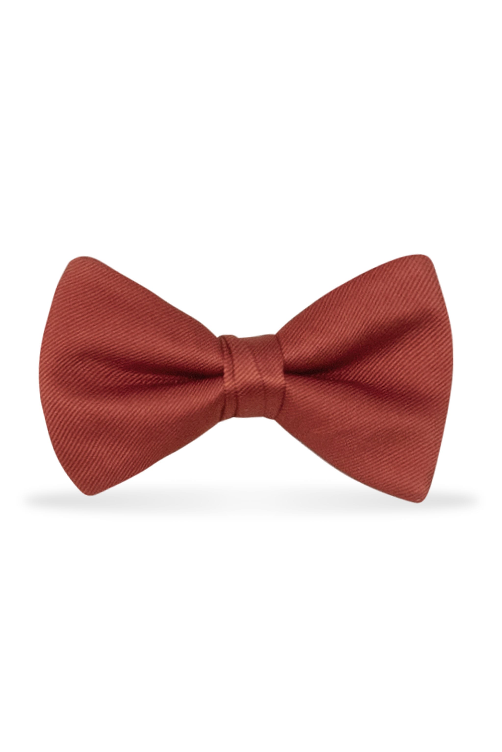 Solid Rust Bow Tie