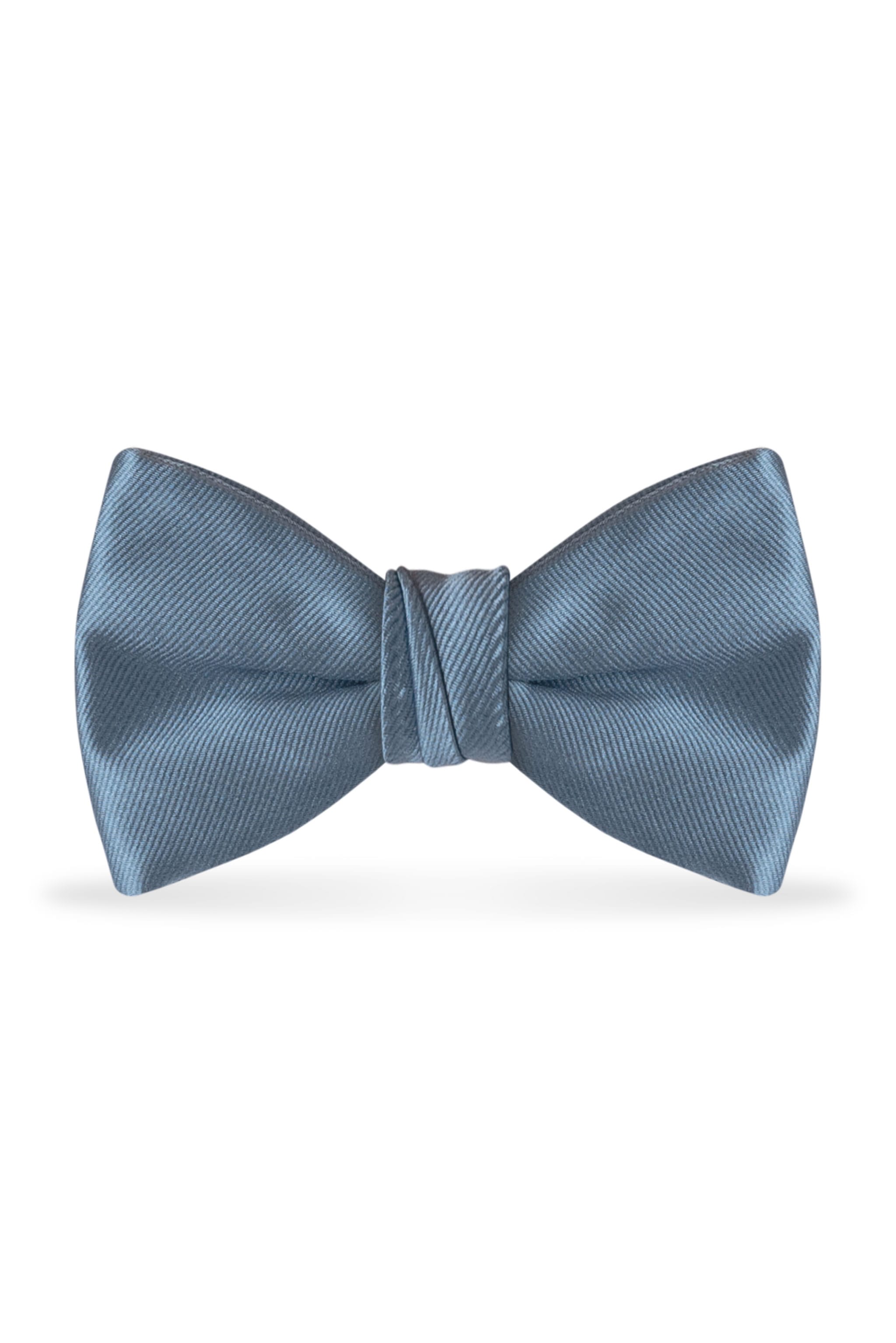 Solid Slate Blue Bow Tie — photo 1