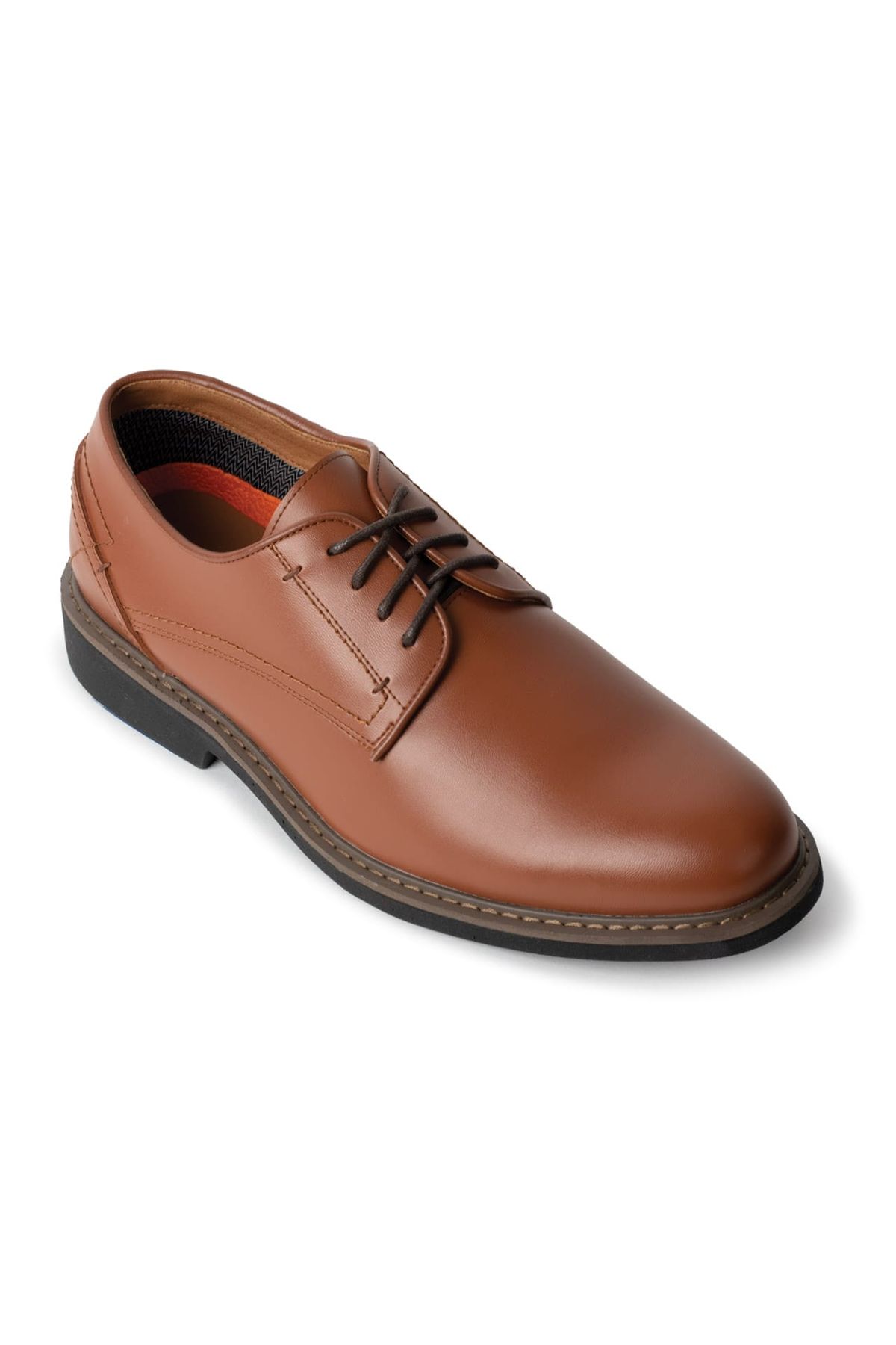 Chestnut Plain Toe Oxford Shoe