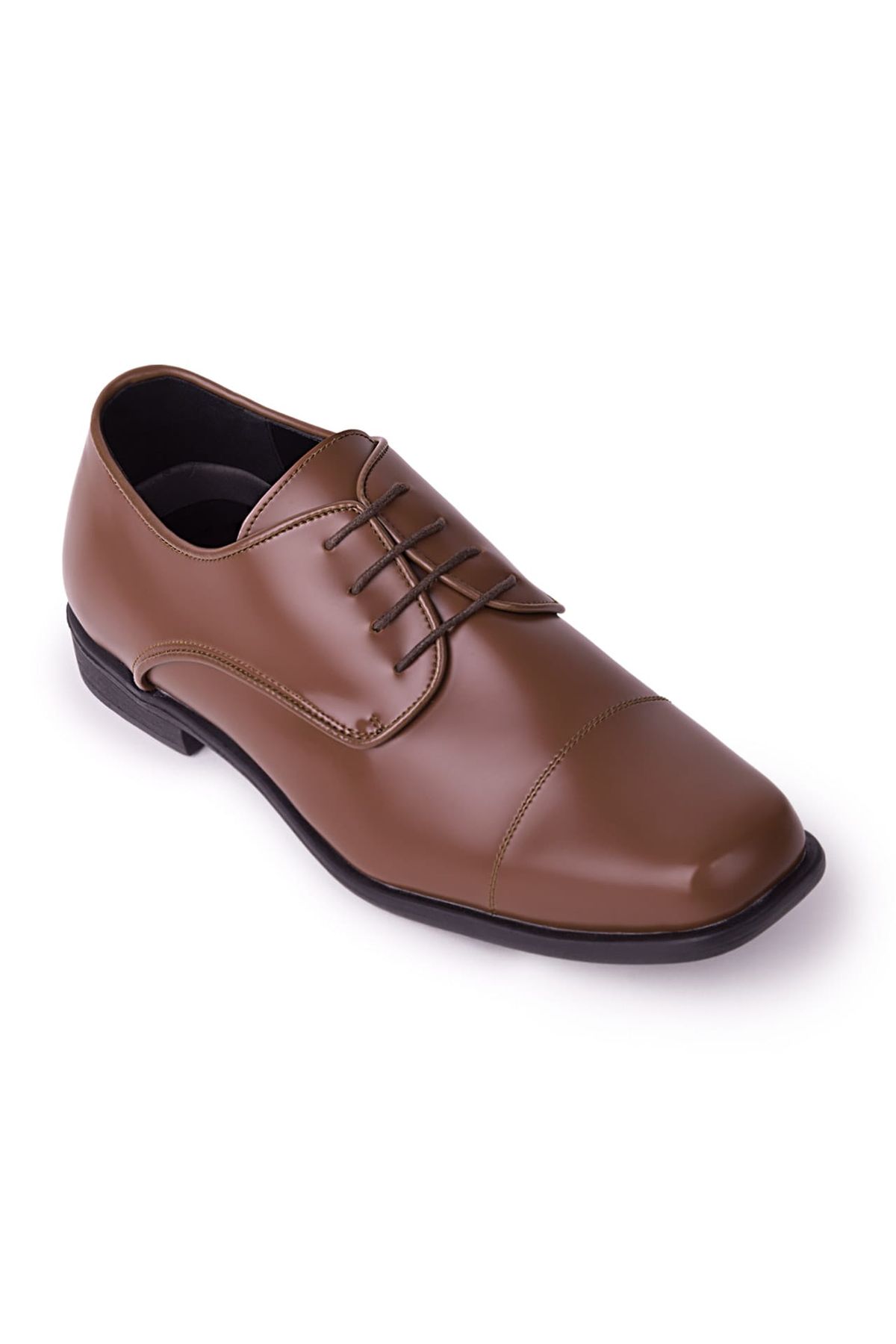 Cognac Brown Oxford Shoe — photo 1