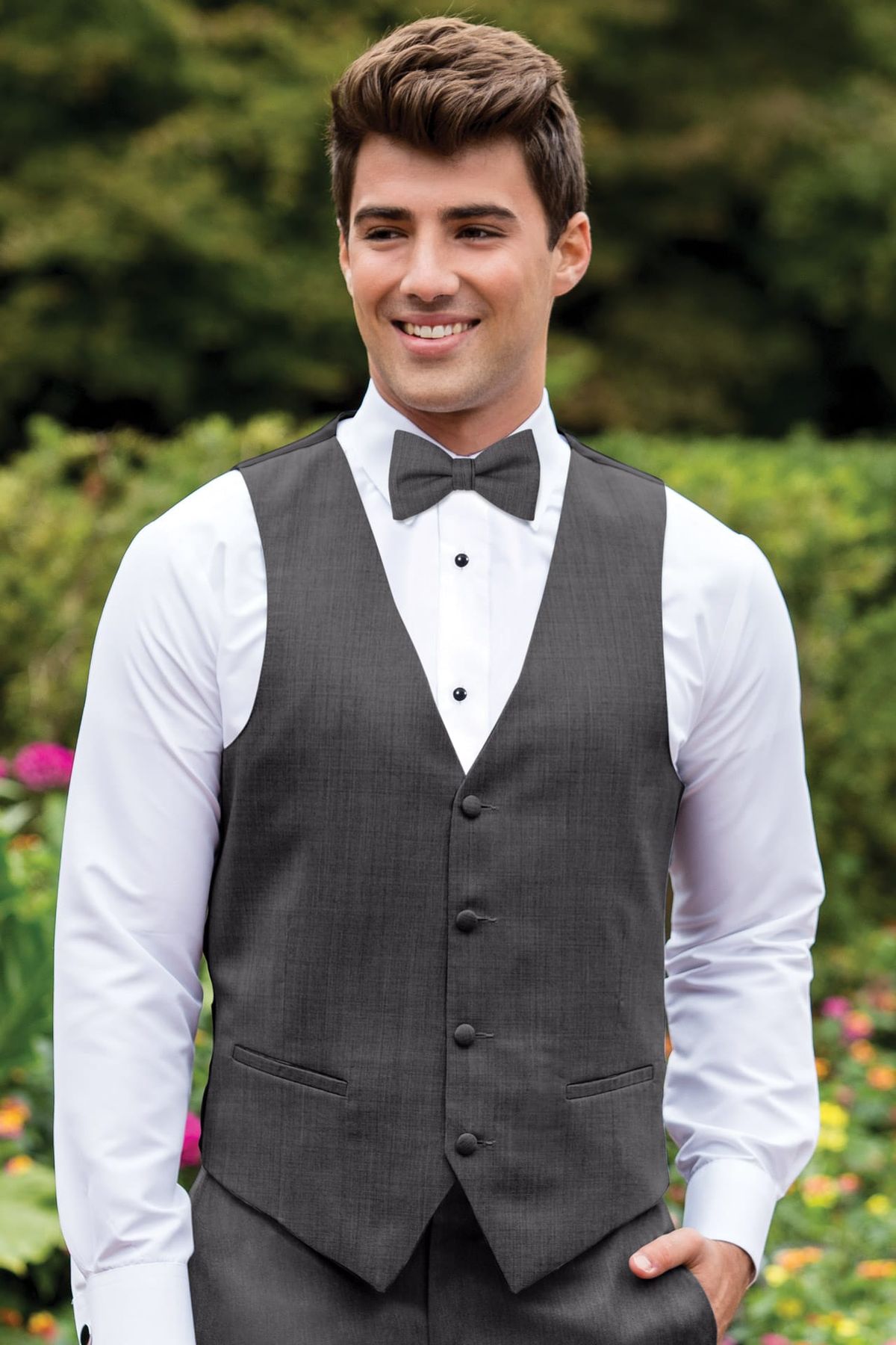 Steel Grey Sterling Suit Separates Vest — photo 1
