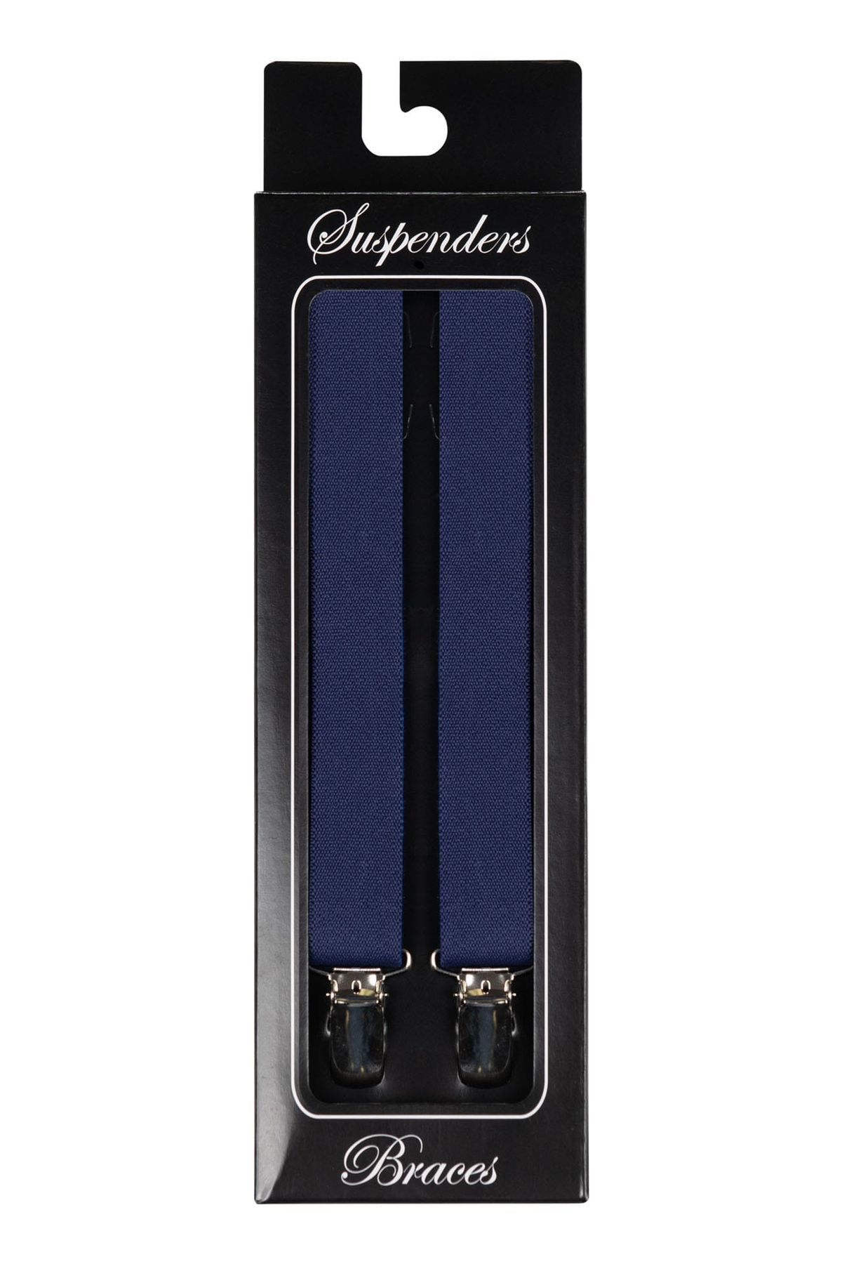 Men's Blue Clip-on Suspenders — photo 1