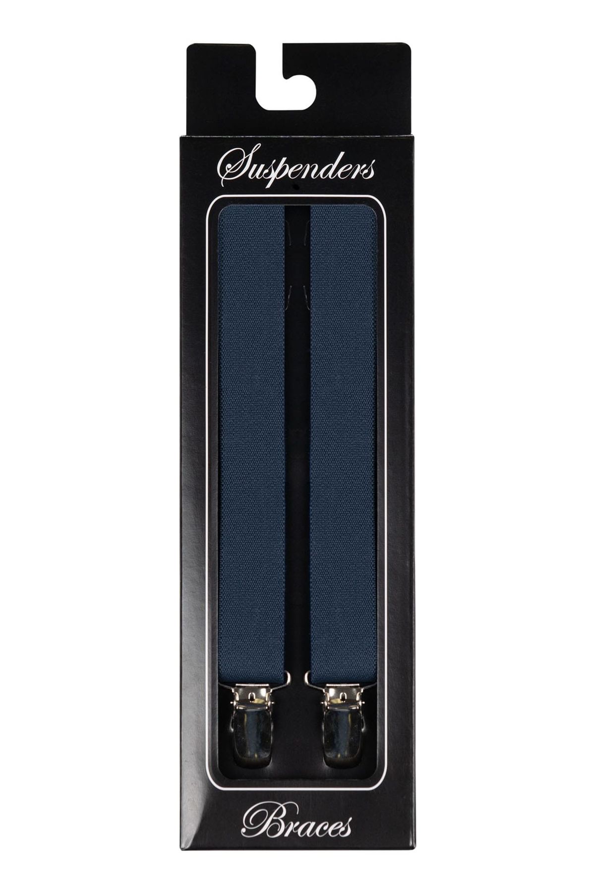 Men's Indigo Clip-on Suspenders