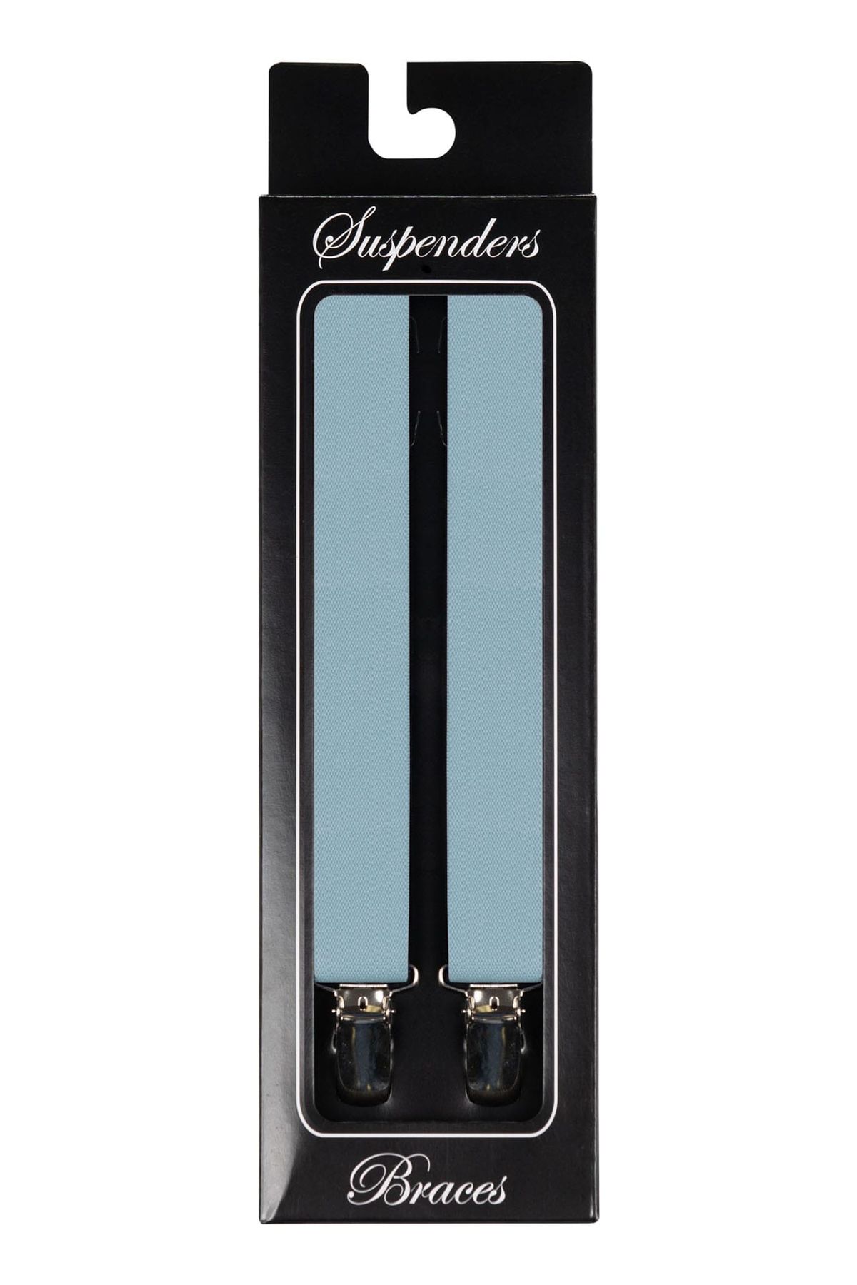 Men's Lite Blue Clip-on Suspenders — photo 2
