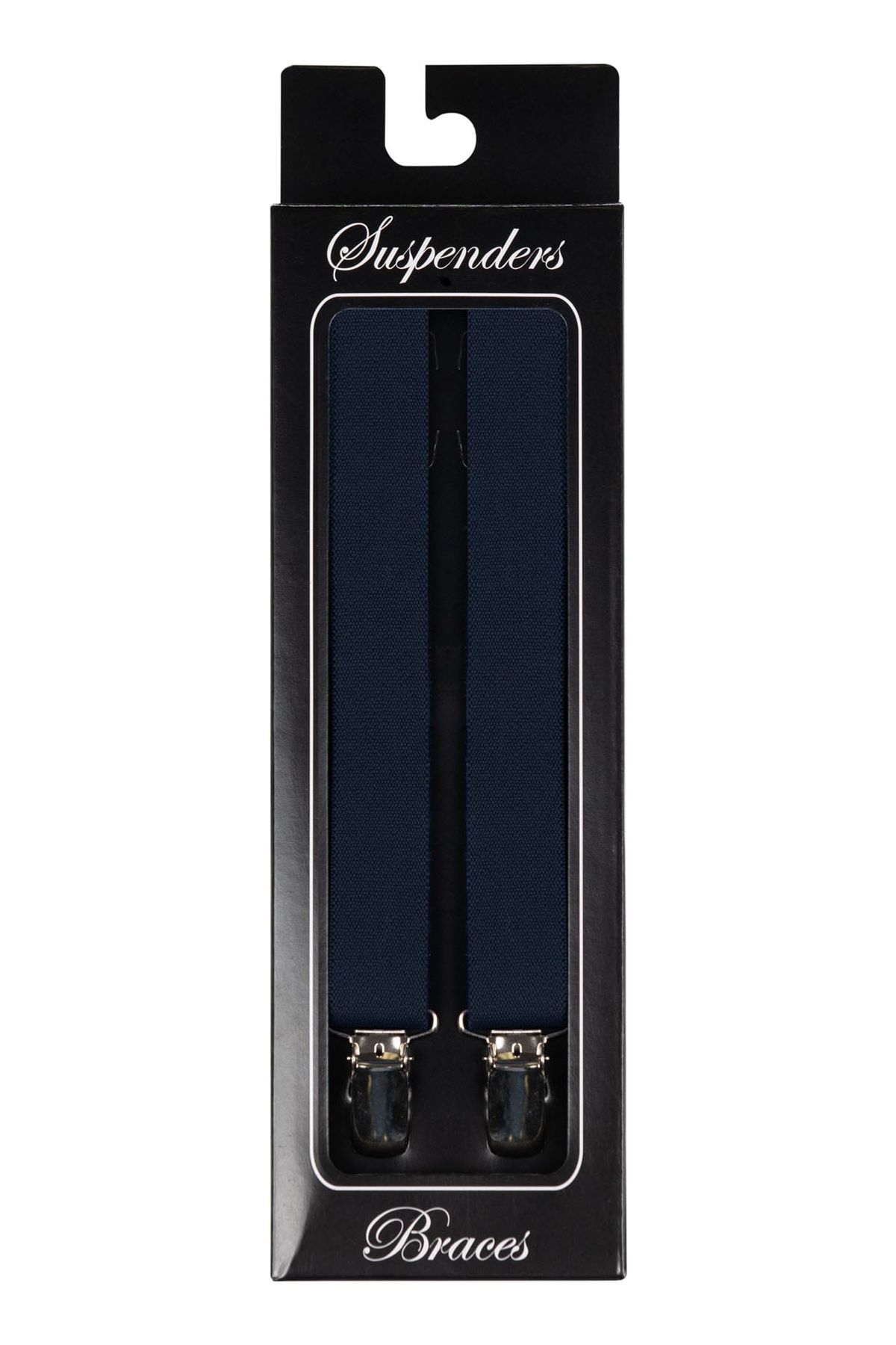Men's Navy Clip-on Suspenders — photo 2