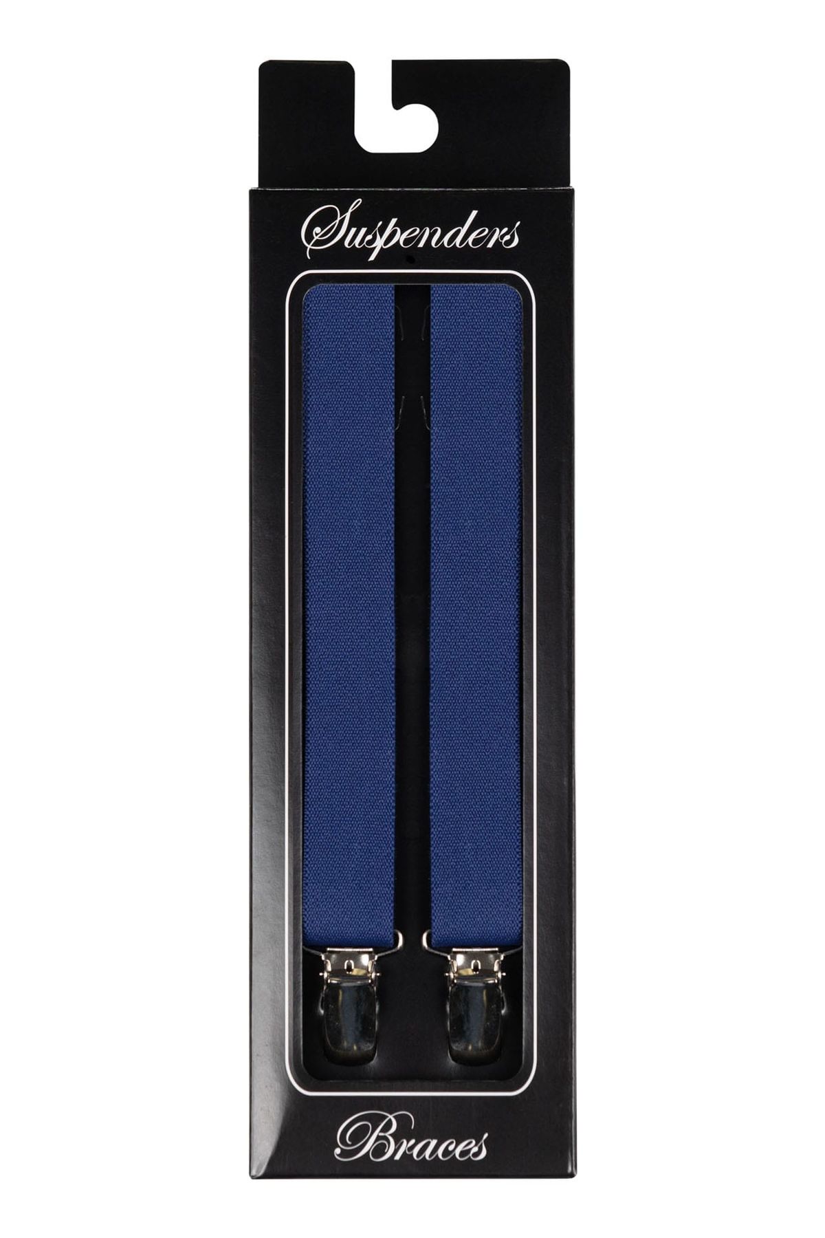 Men's Royal Blue Clip-on Suspenders