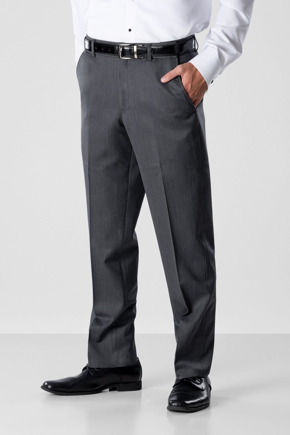Steel Grey Sterling Slim Fit Suit Pants