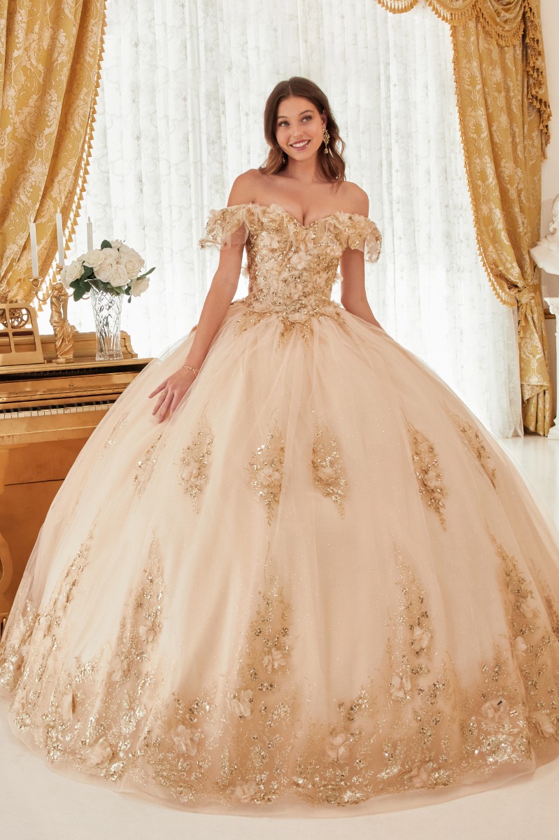 Ladivine 15701 Dress in Champagne