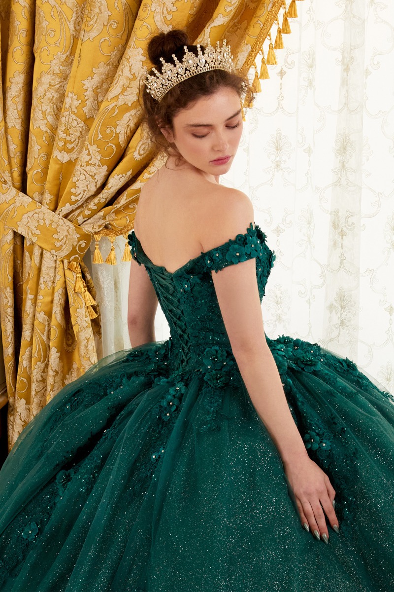 Ladivine 15702 Dress in Emerald