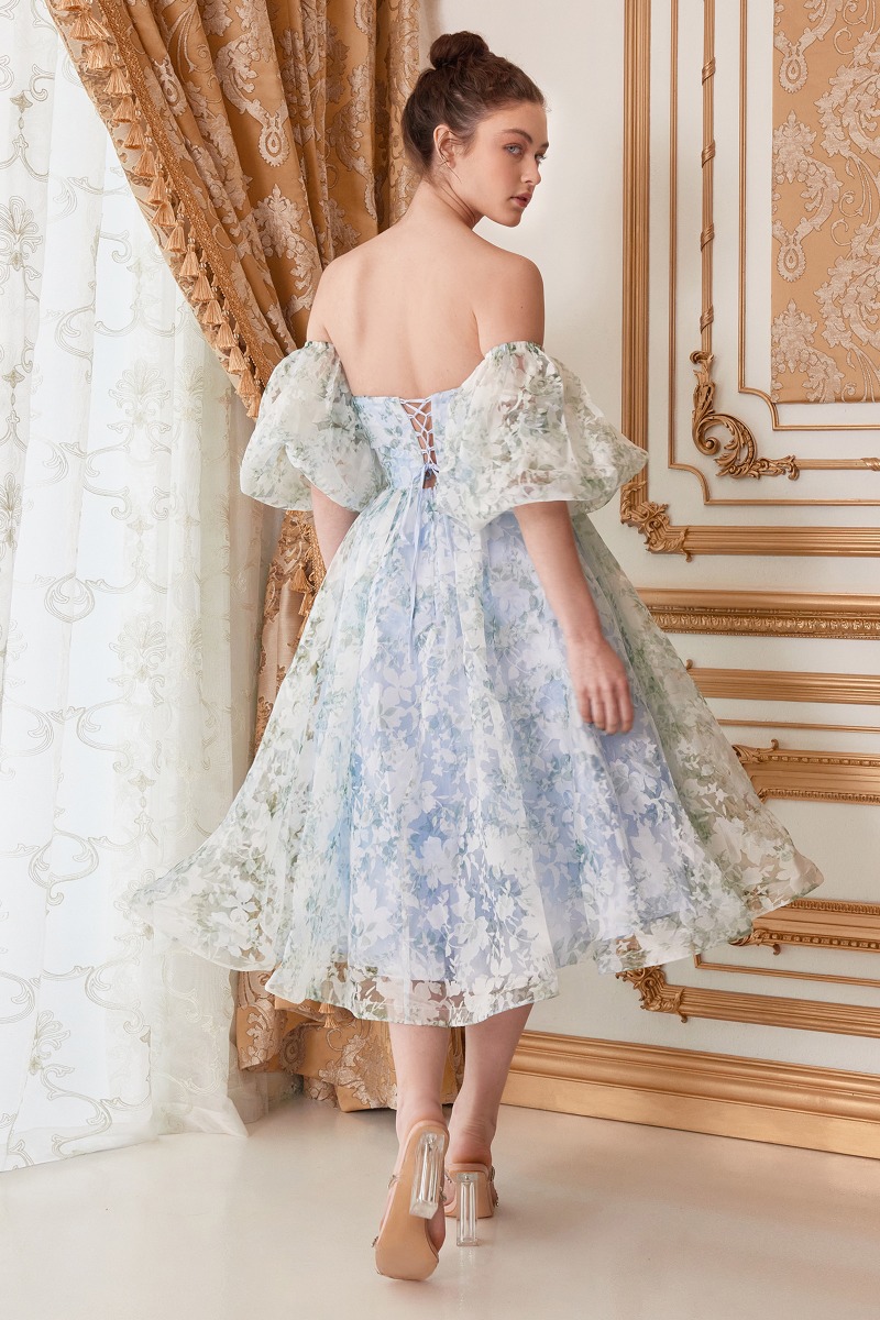 Andrea & Leo A1196 Dress in Blue