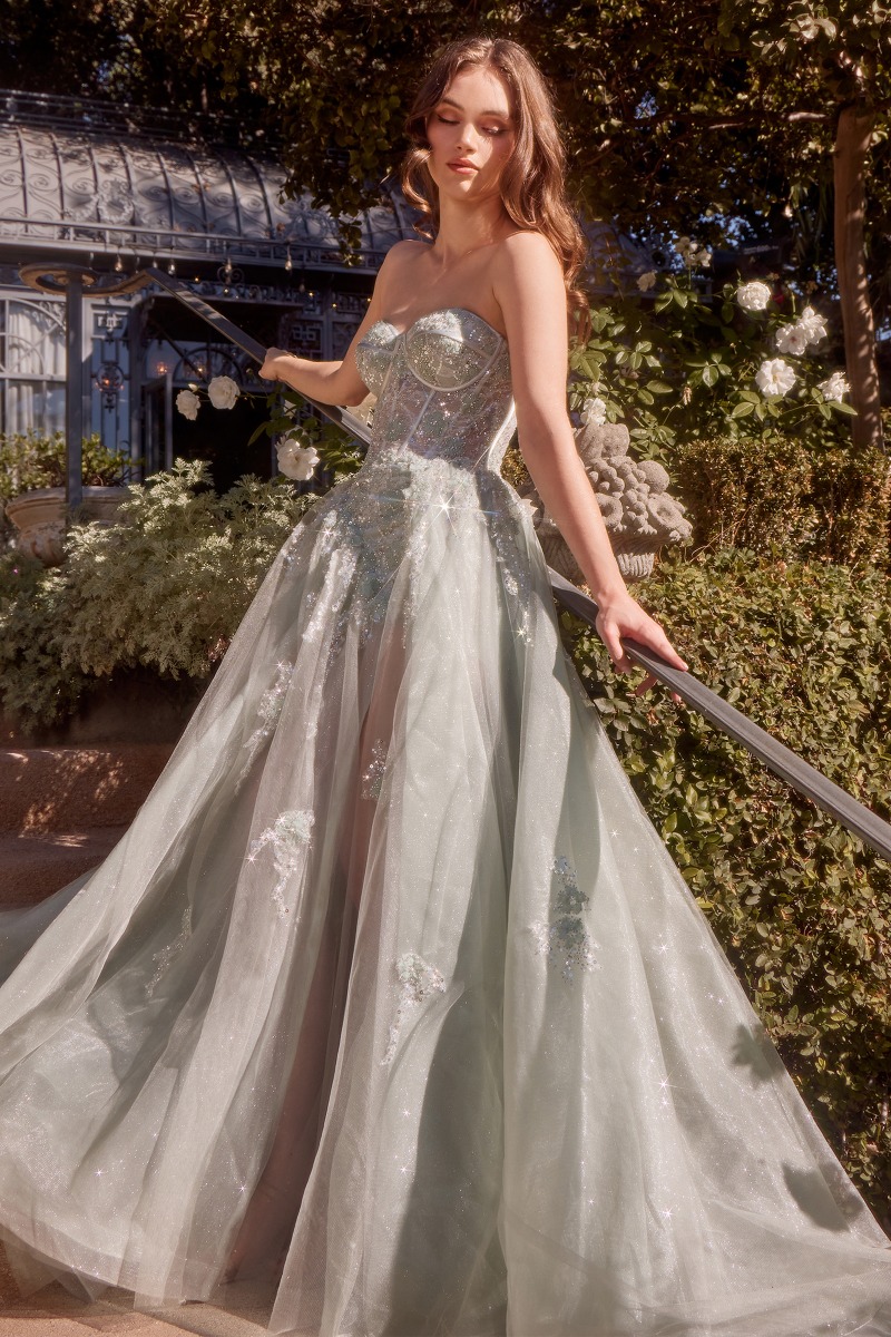 Andrea & Leo A1381 Dress in Sage