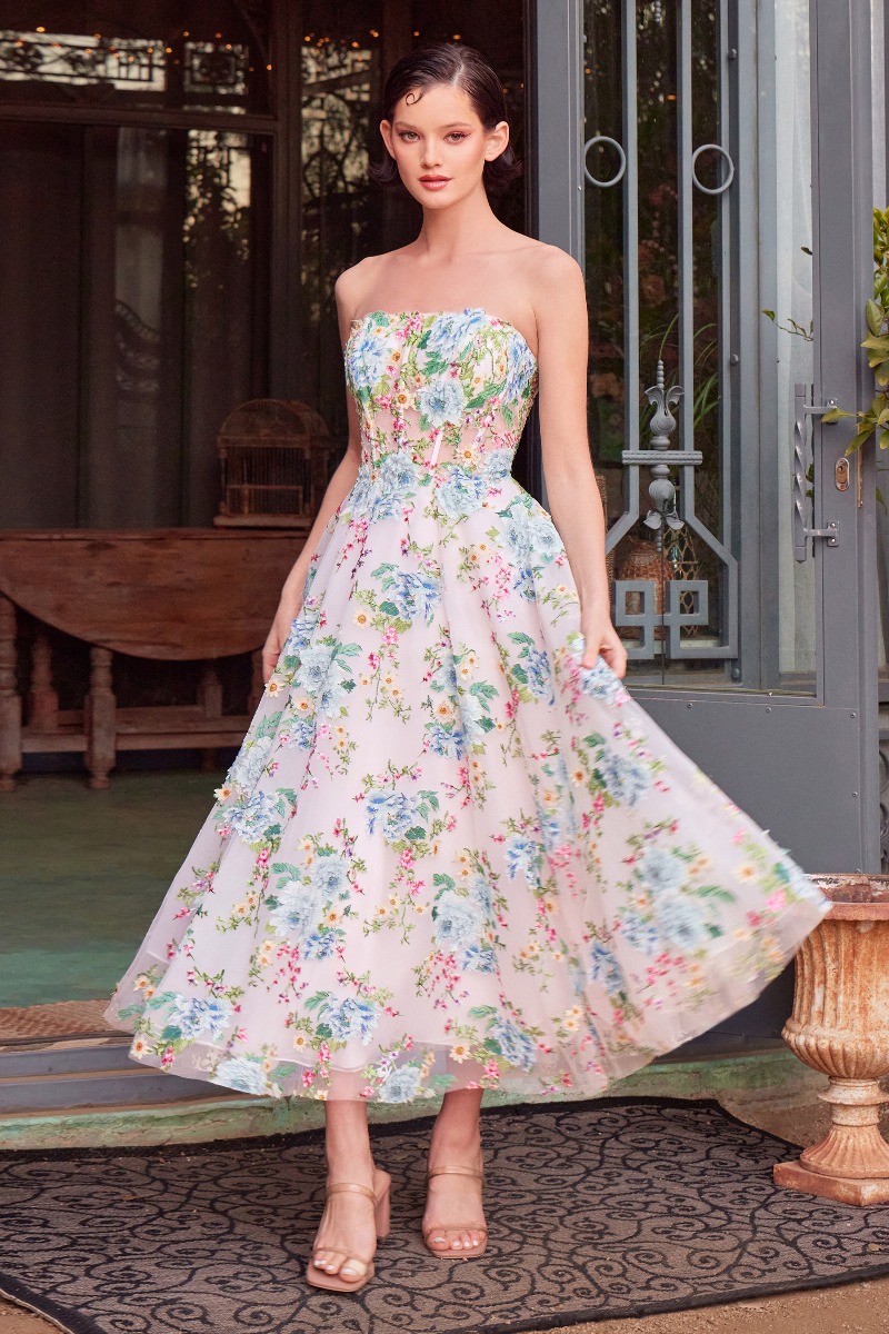 Andrea & Leo A1406 Dress in Blue